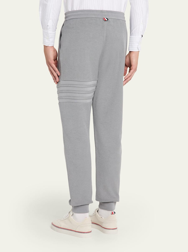 Thom Browne Men's 4-Bar Stripe Cotton Sweatpants outlook