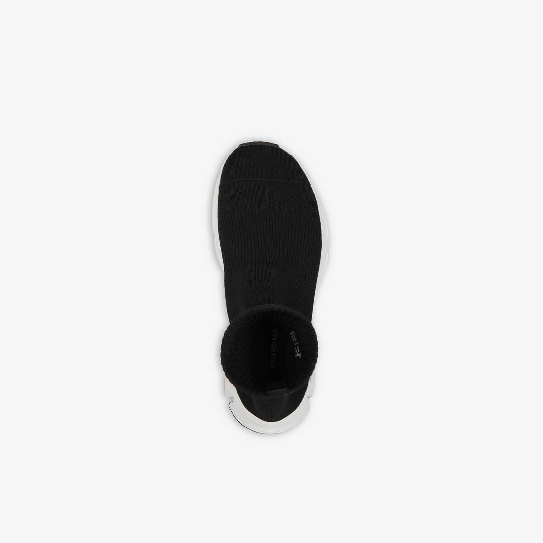 Men's Speed 3.0 Recycled Knit Sneaker in Black/white - 5