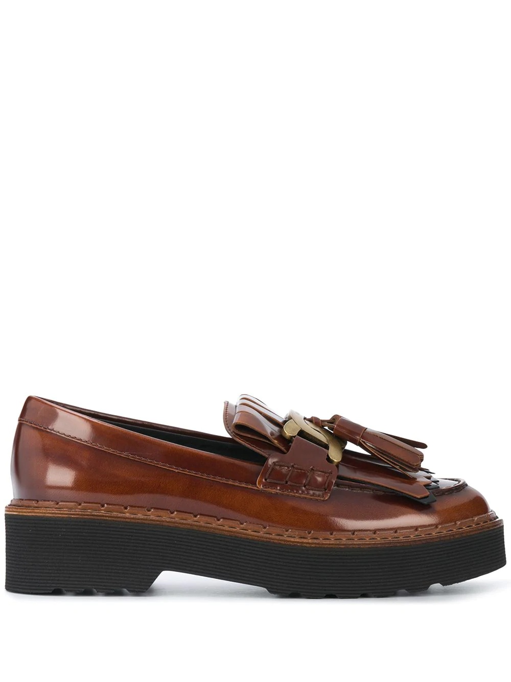 tassel platform loafers - 1