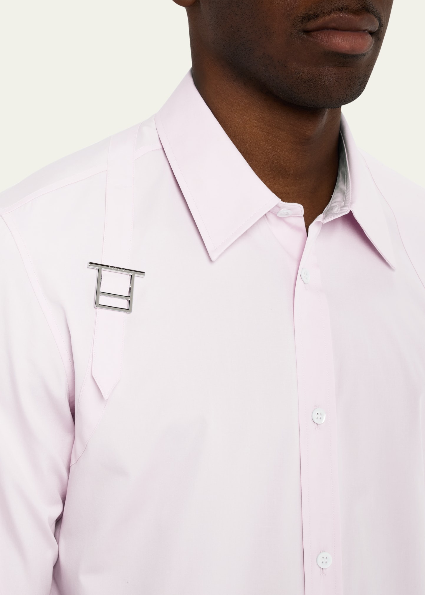 Men's Harness Sport Shirt with Strap - 5