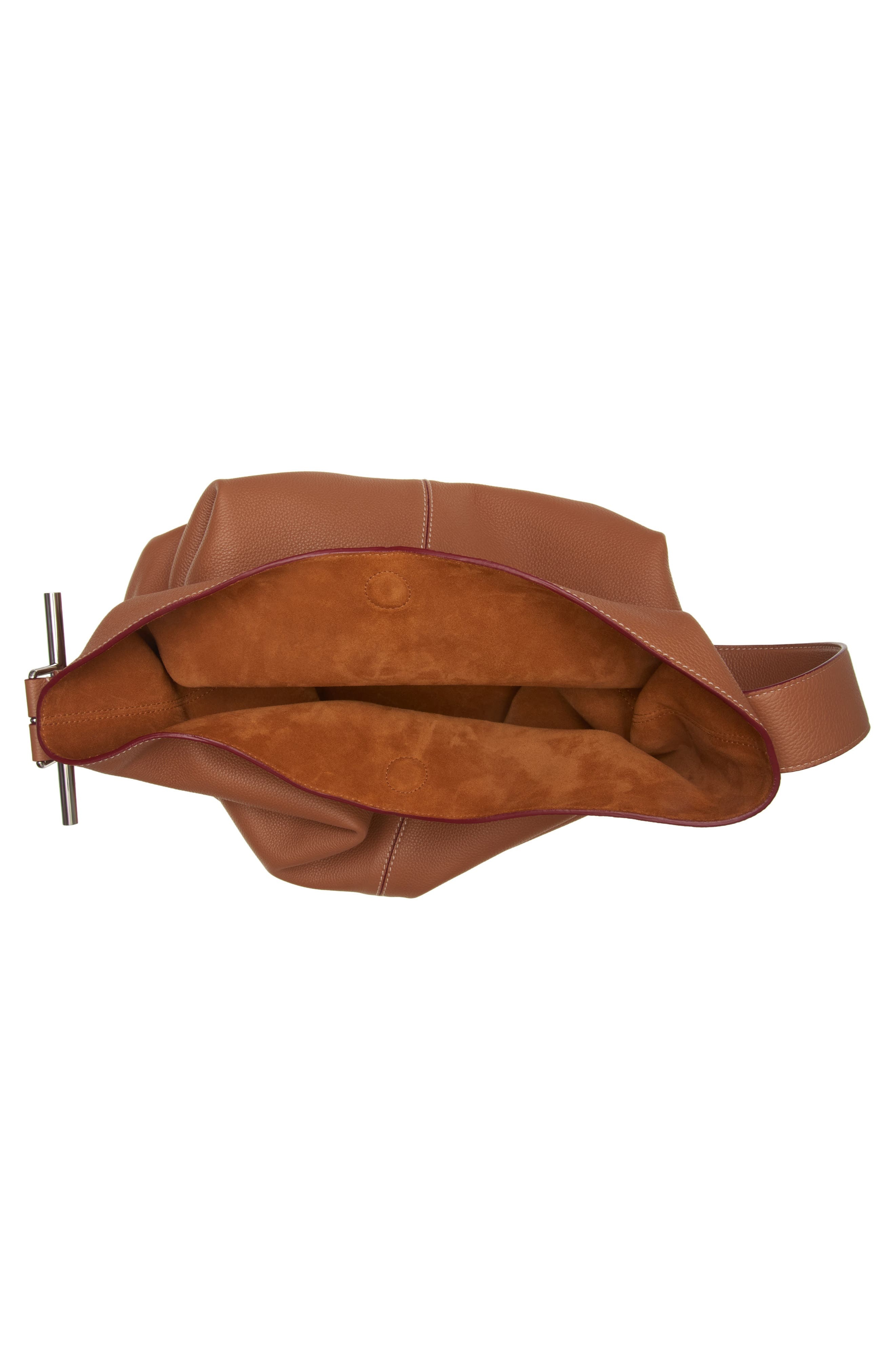McQueen T-Bar Sling Hobo Bag in 2116 Pecan/Silver at Nordstrom - 4