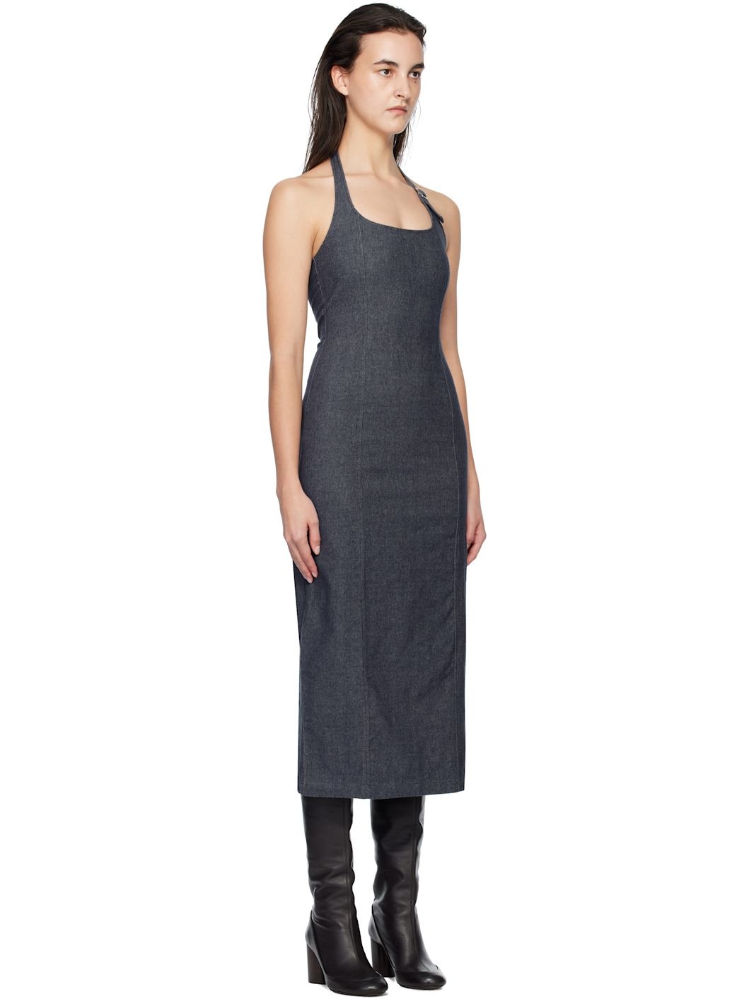 Navy Elena Midi Dress - 2