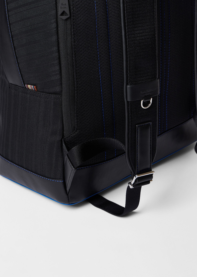 Paul Smith x MINI - Black Shadow Stripe Backpack 7