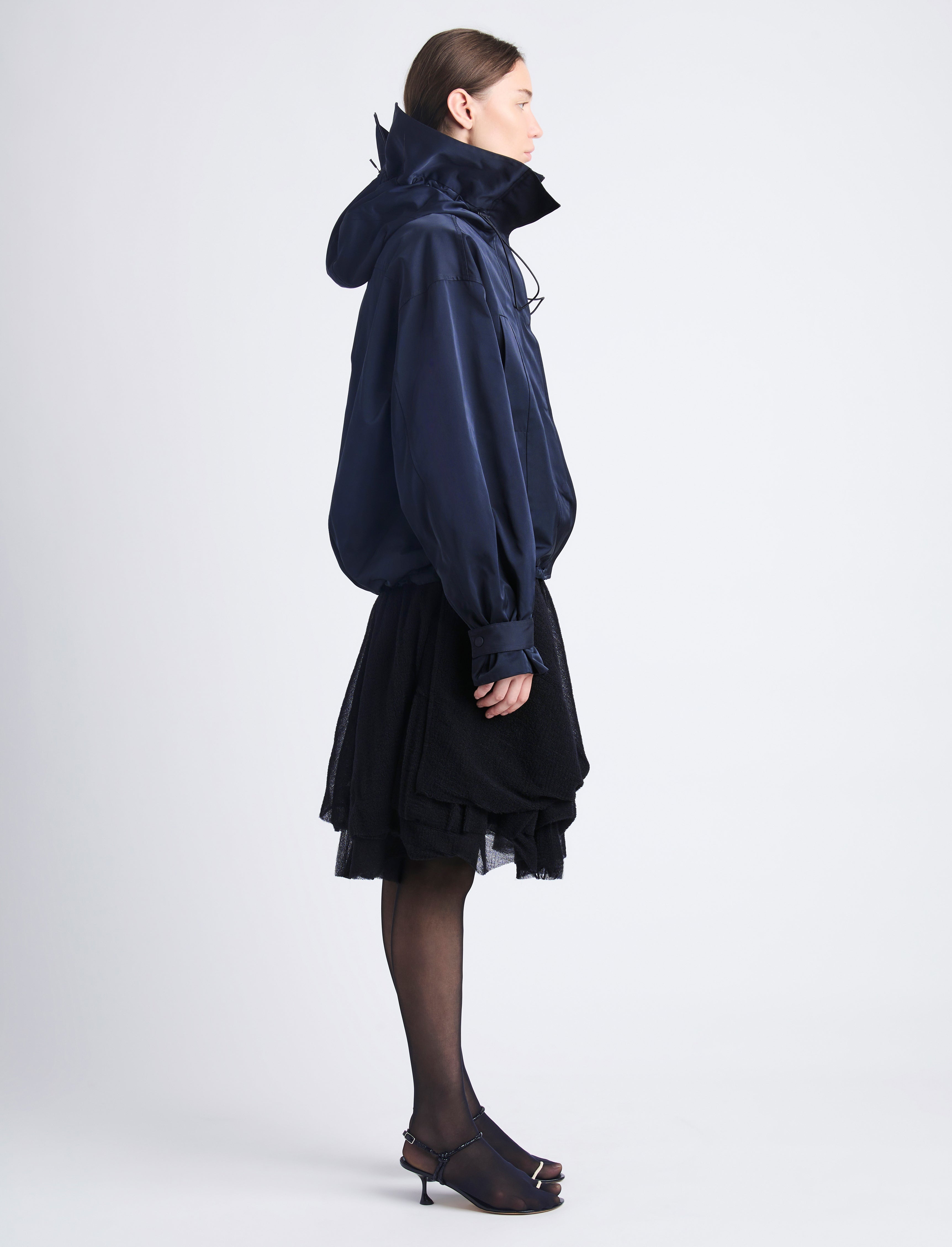 Maxwell Anorak in Nylon Gabardine - 4