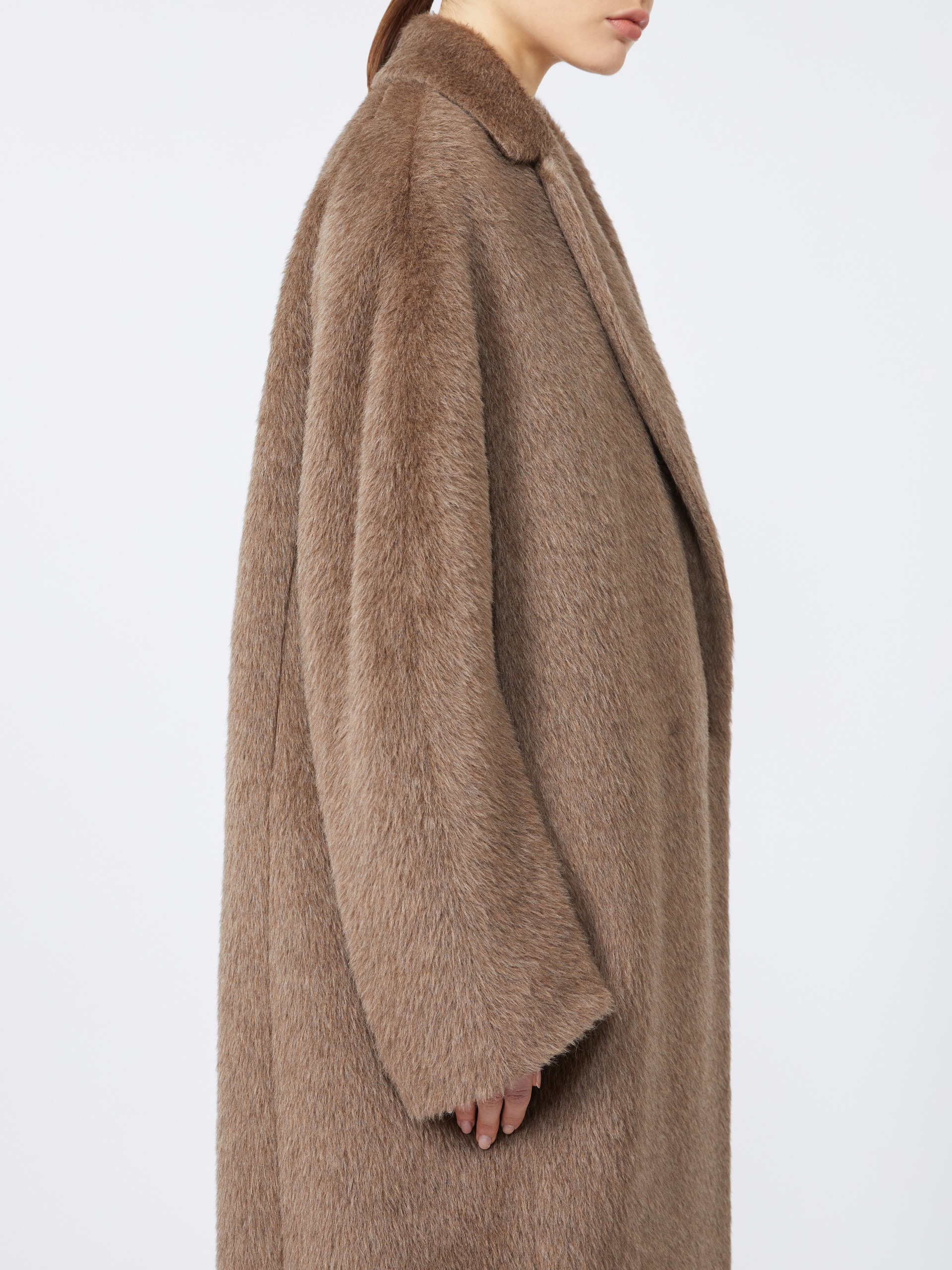 GIORGIA Oversized coat in alpaca, wool and cashmere - 6