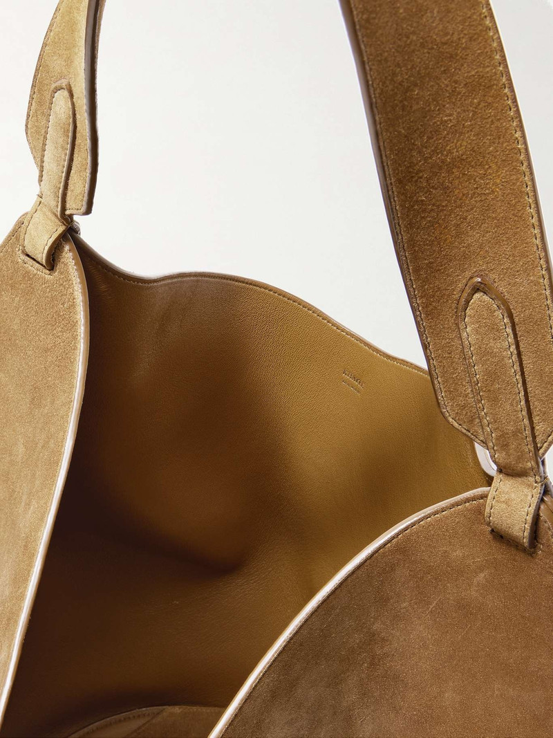 Lotus medium suede tote 5