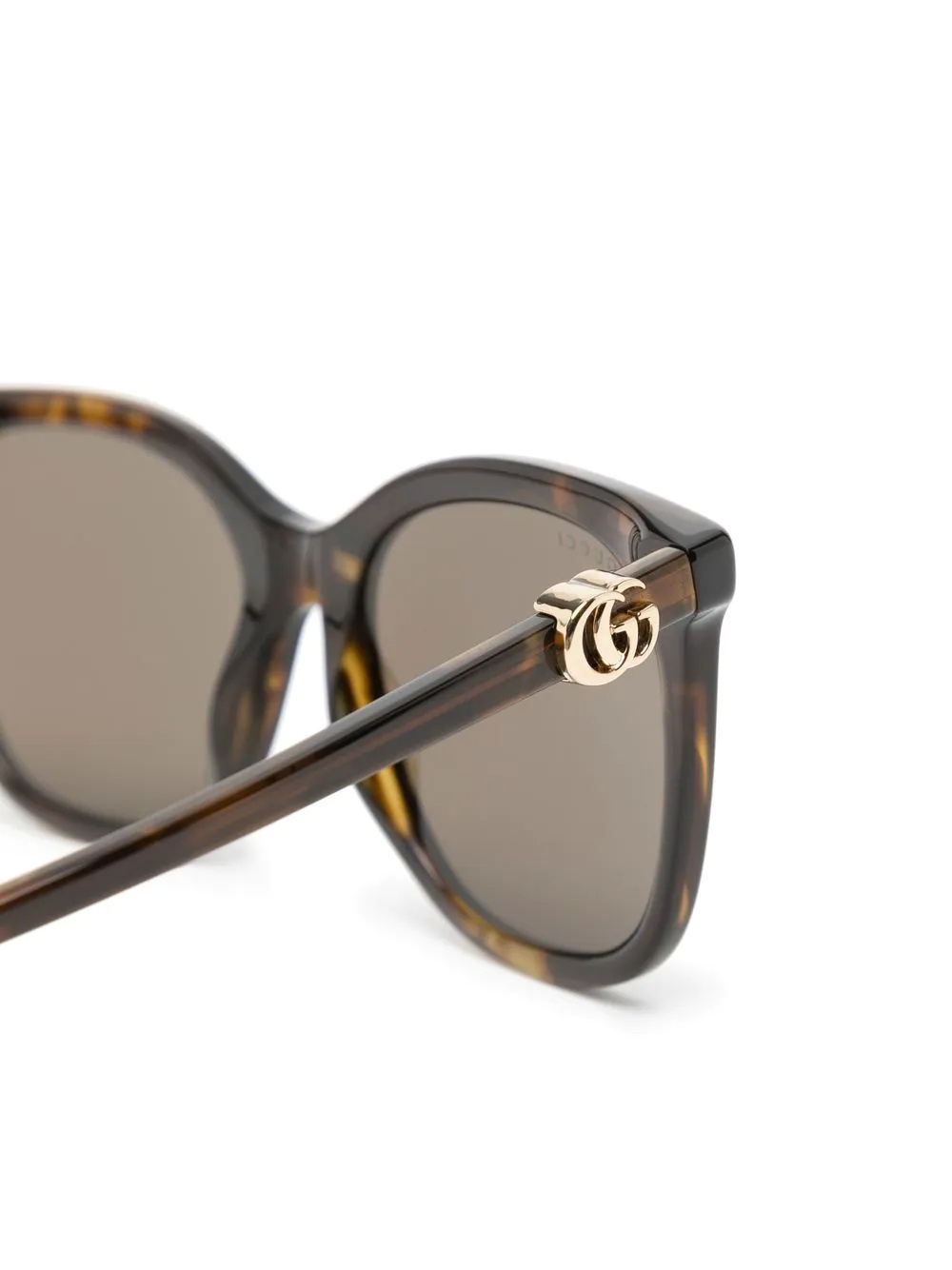 tortoiseshell oversize-frame sunglasses - 3