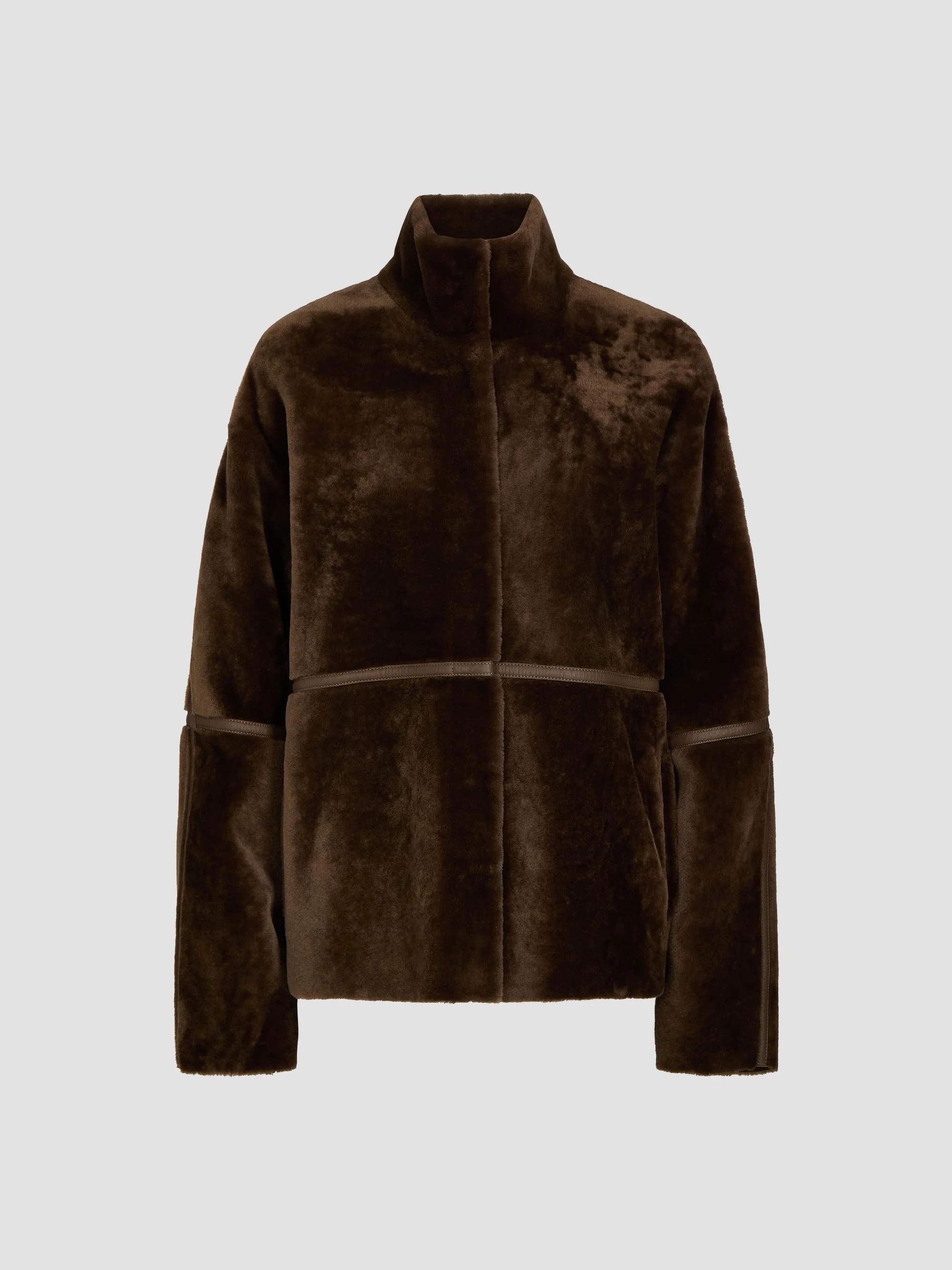 Women's Big Sky Reversible Leather-Shearling Jacket - Kangaroo - 1