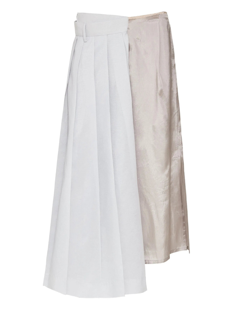 Maison Margiela Pleated Midi Skirt 1