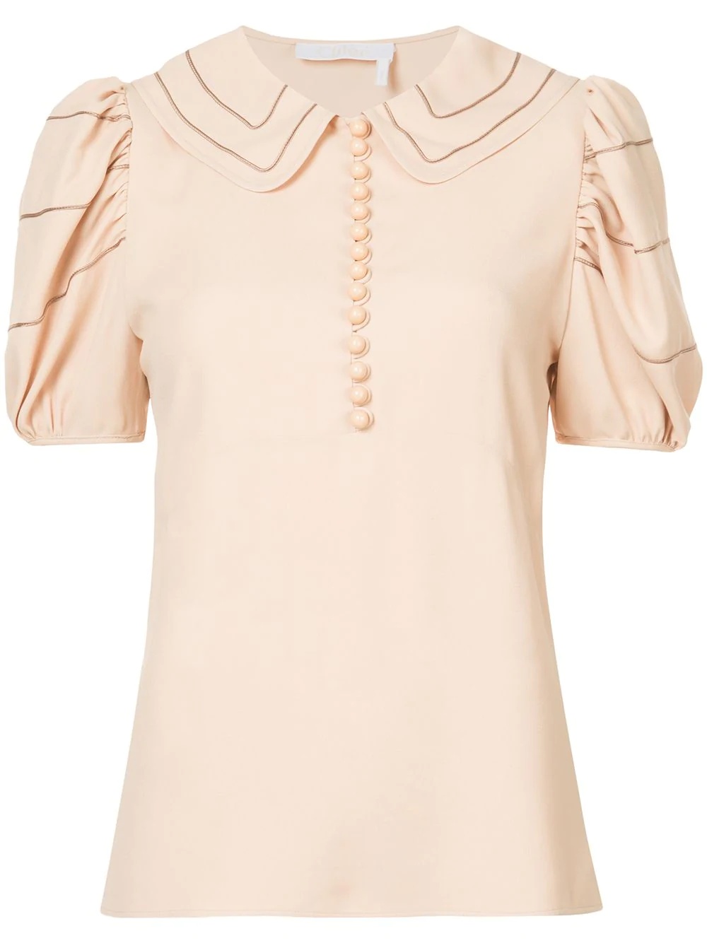 peter pan collar blouse - 1