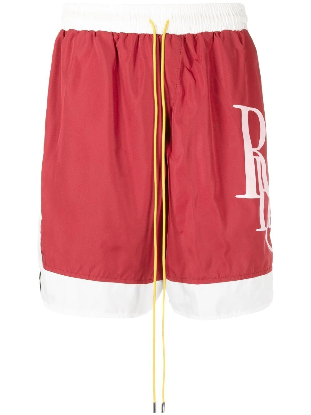 logo-print drawstring-waist deck shorts - 1