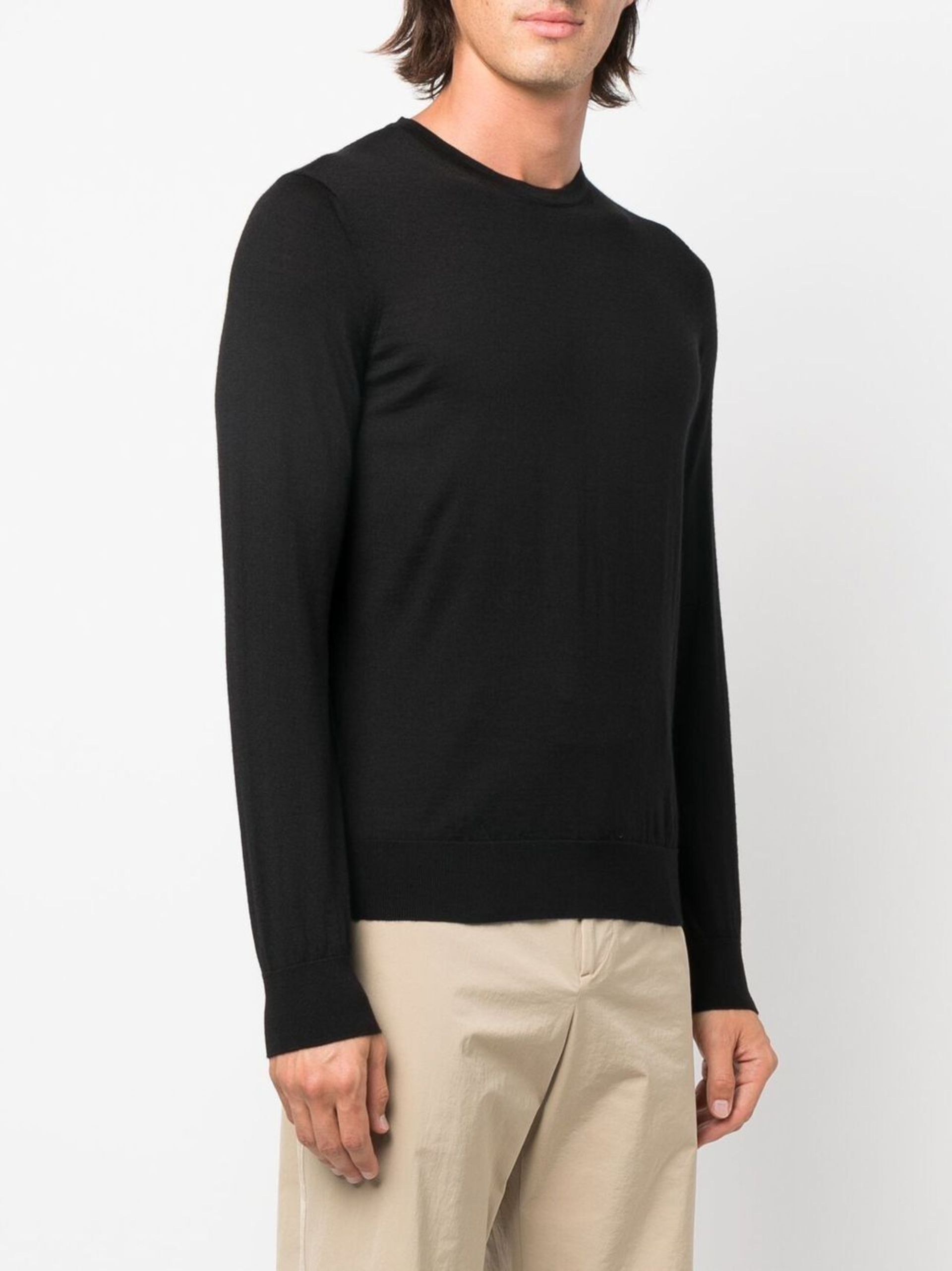 Black Knitted Sweater - 3