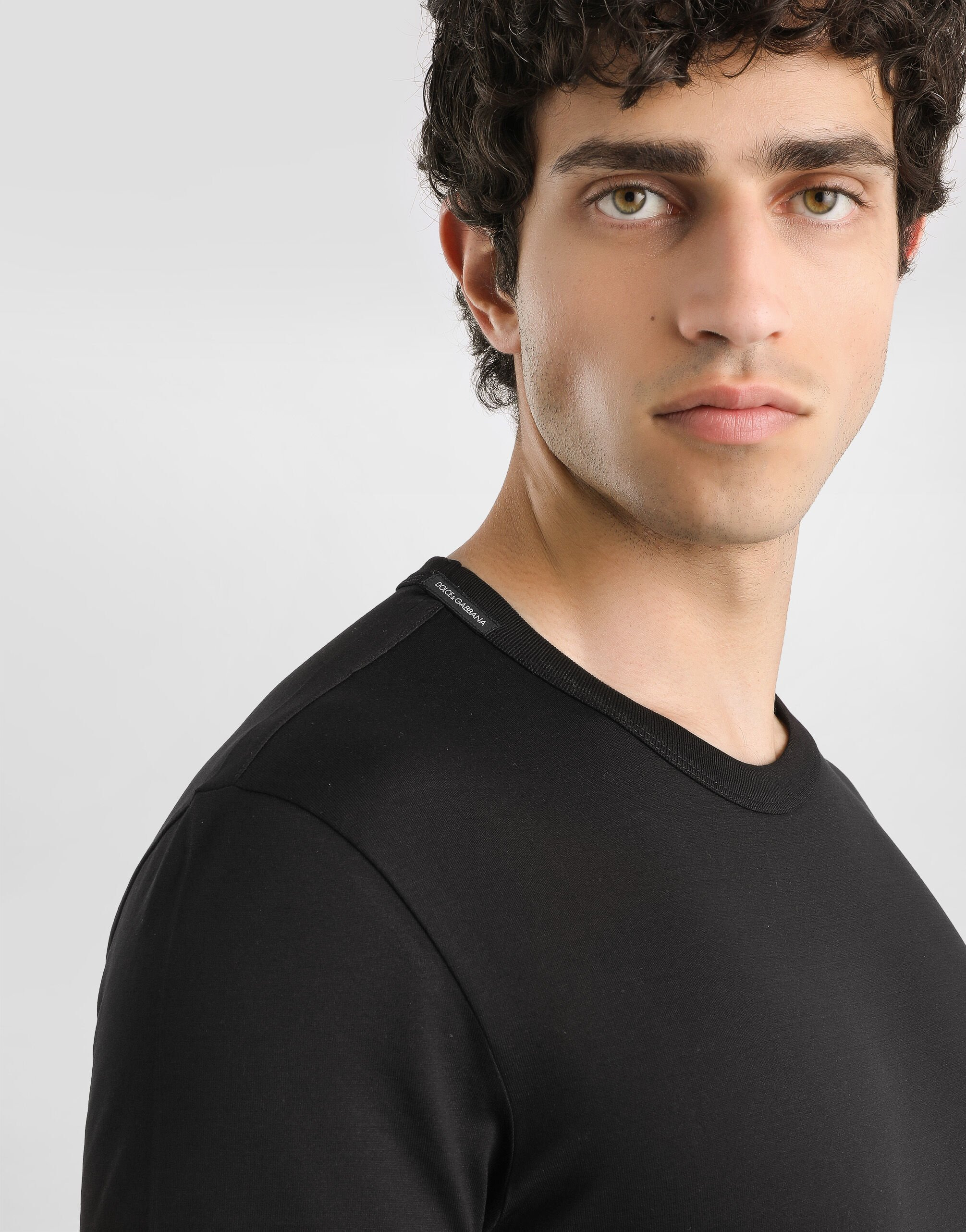 Cotton t-shirt with heraldic patch - 5