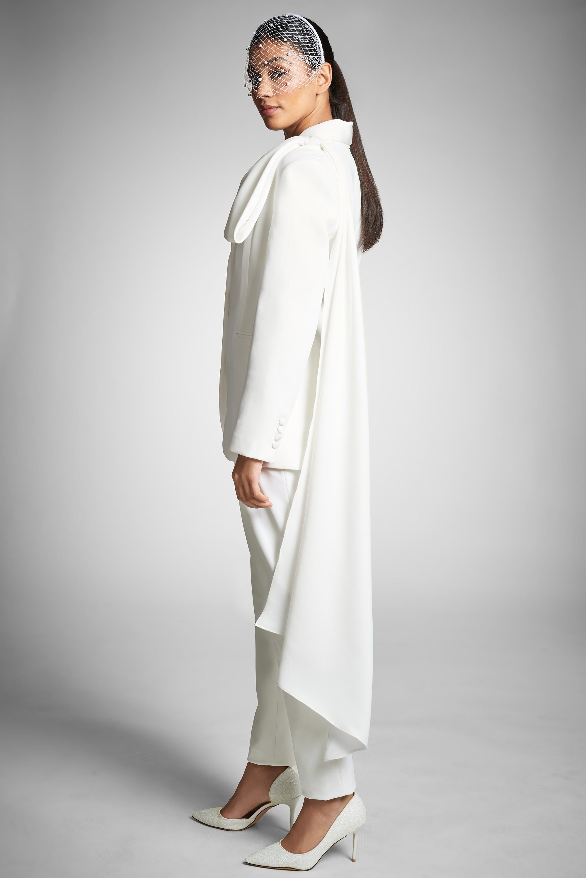 Viveca Blazer - Ivory - 4