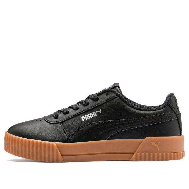 (WMNS) PUMA Carina Leather 'Black' 370325-06 - 1