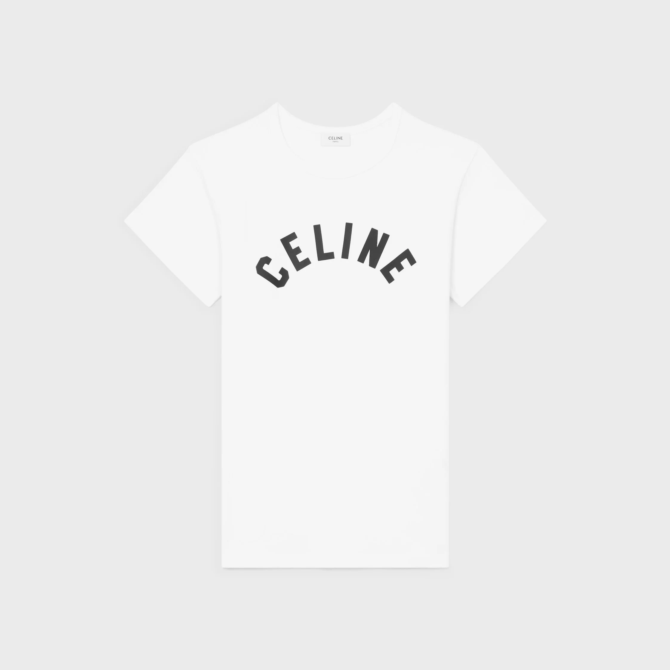regular t-shirt IN RIBBED COTTON JERSEY - 1