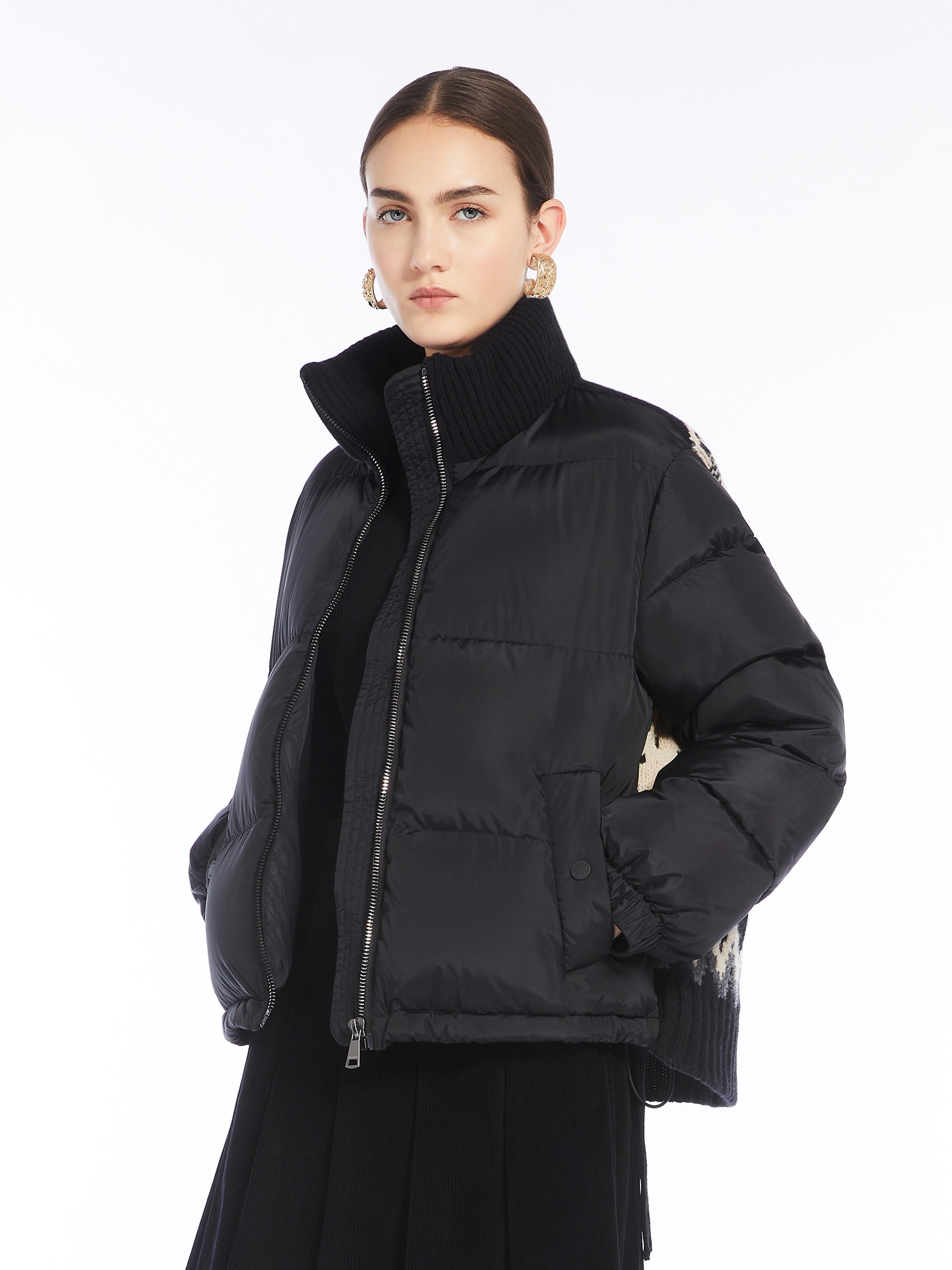 NEUTRO Water-repellent taffeta padded jacket - 5