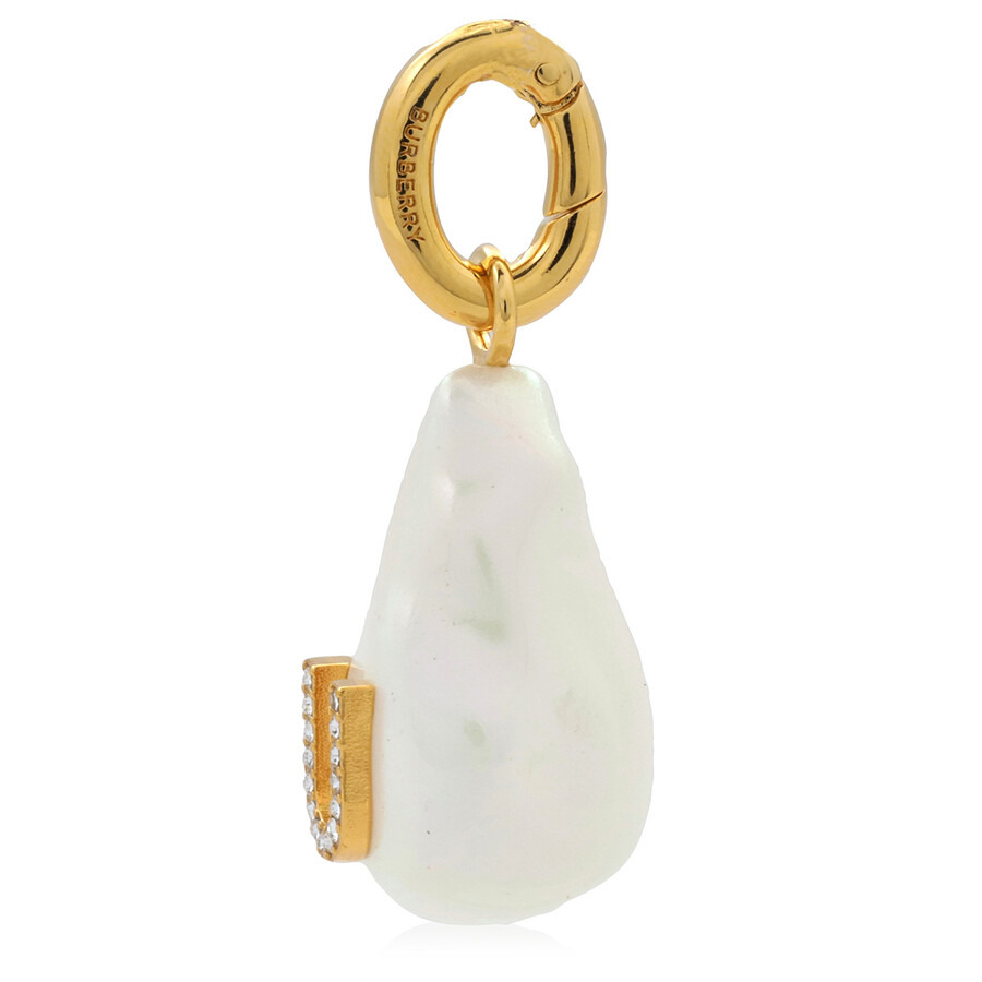 Burberry Ladies Lg / Mother Of Pearl Alphabet Letter U Charm - 2