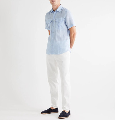 Brunello Cucinelli Slub Cotton Shirt outlook