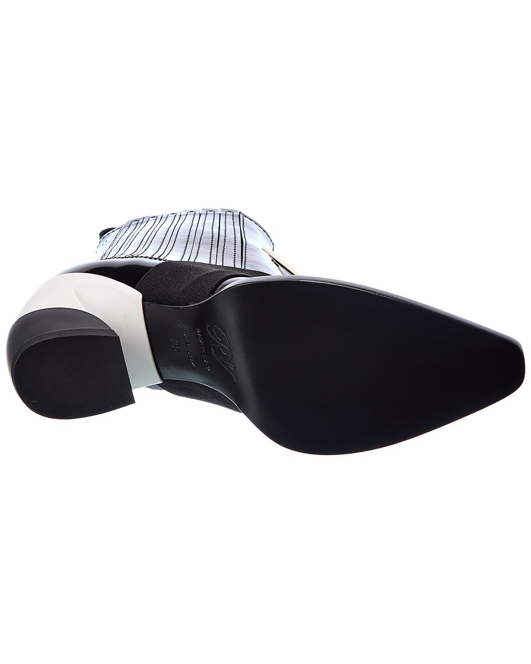 Roger Vivier Viv Tex Leather Bootie - 4