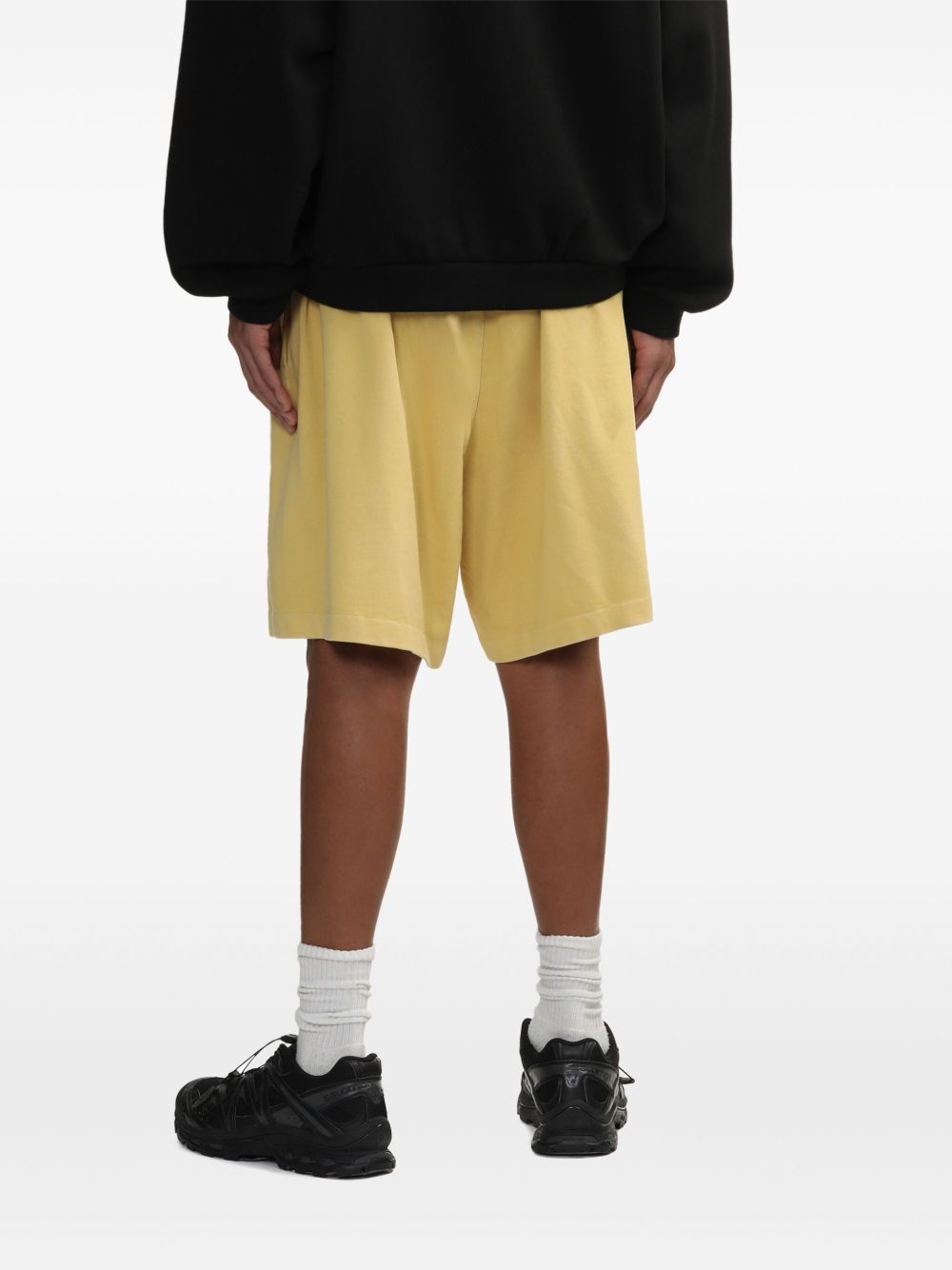 logo-print track shorts - 4