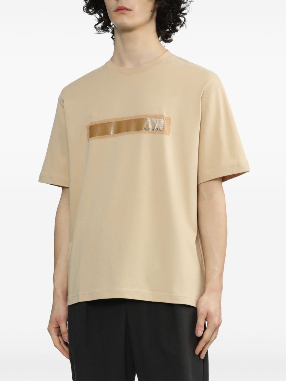 geometric print T-shirt - 3