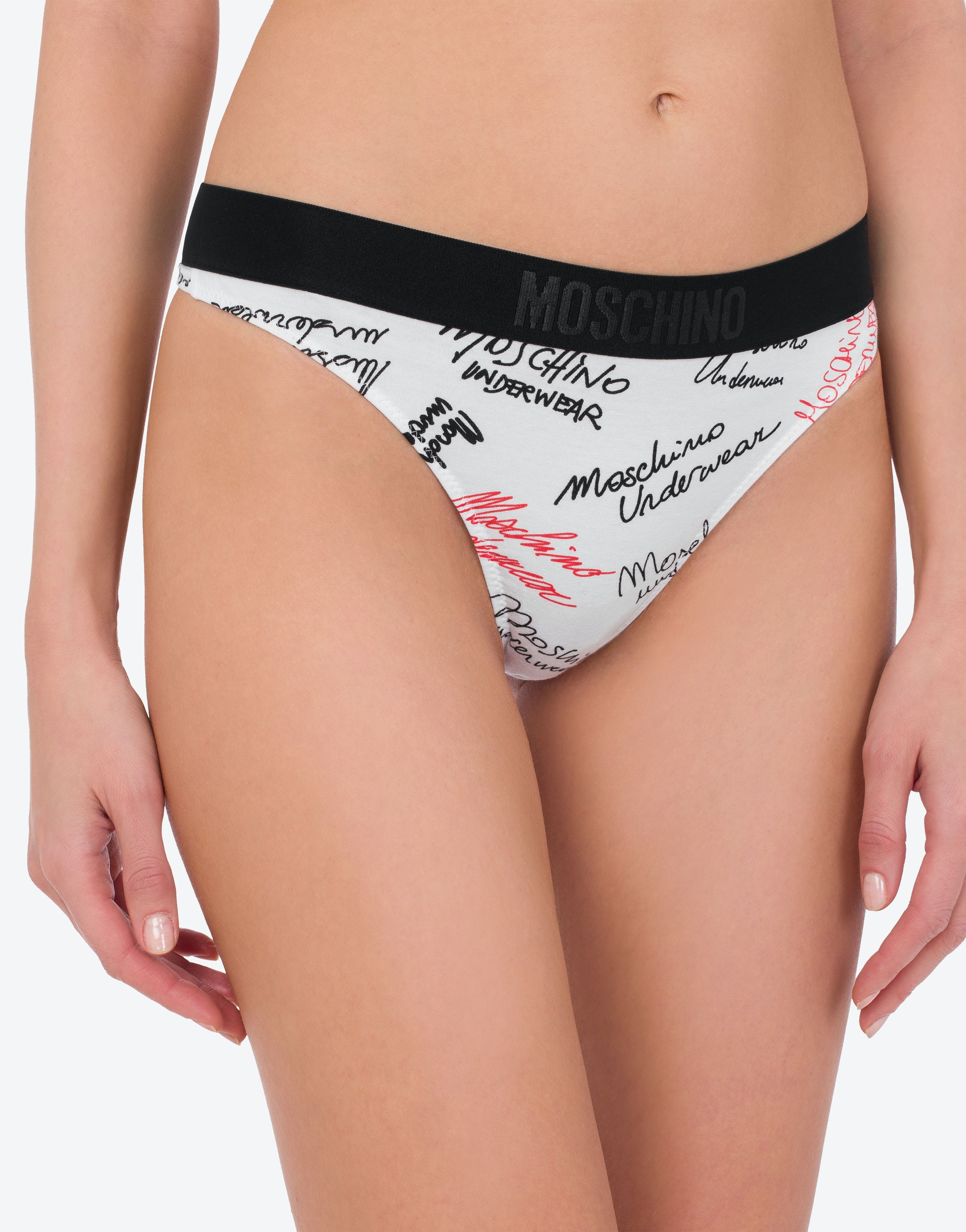 ALLOVER SIGNATURE STRETCH JERSEY THONG - 4