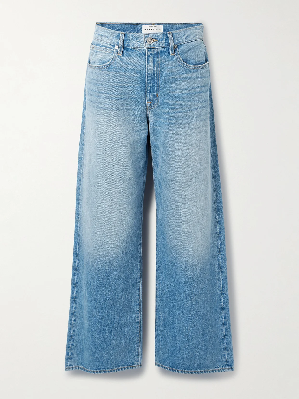 Selena Mid-rise Wide-leg Jeans - 1