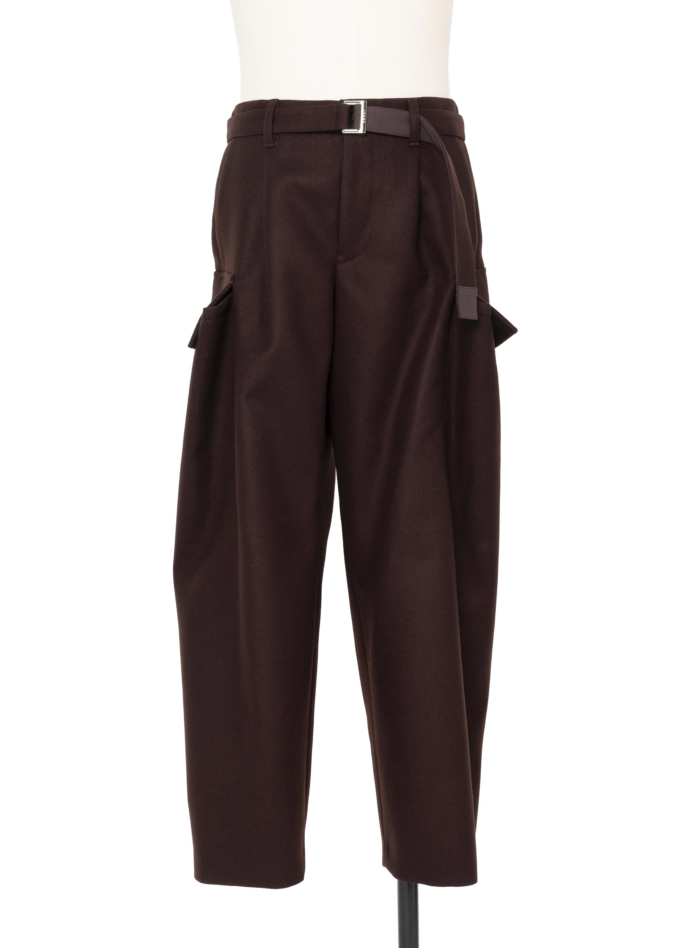 Wool Melton Pants - 3