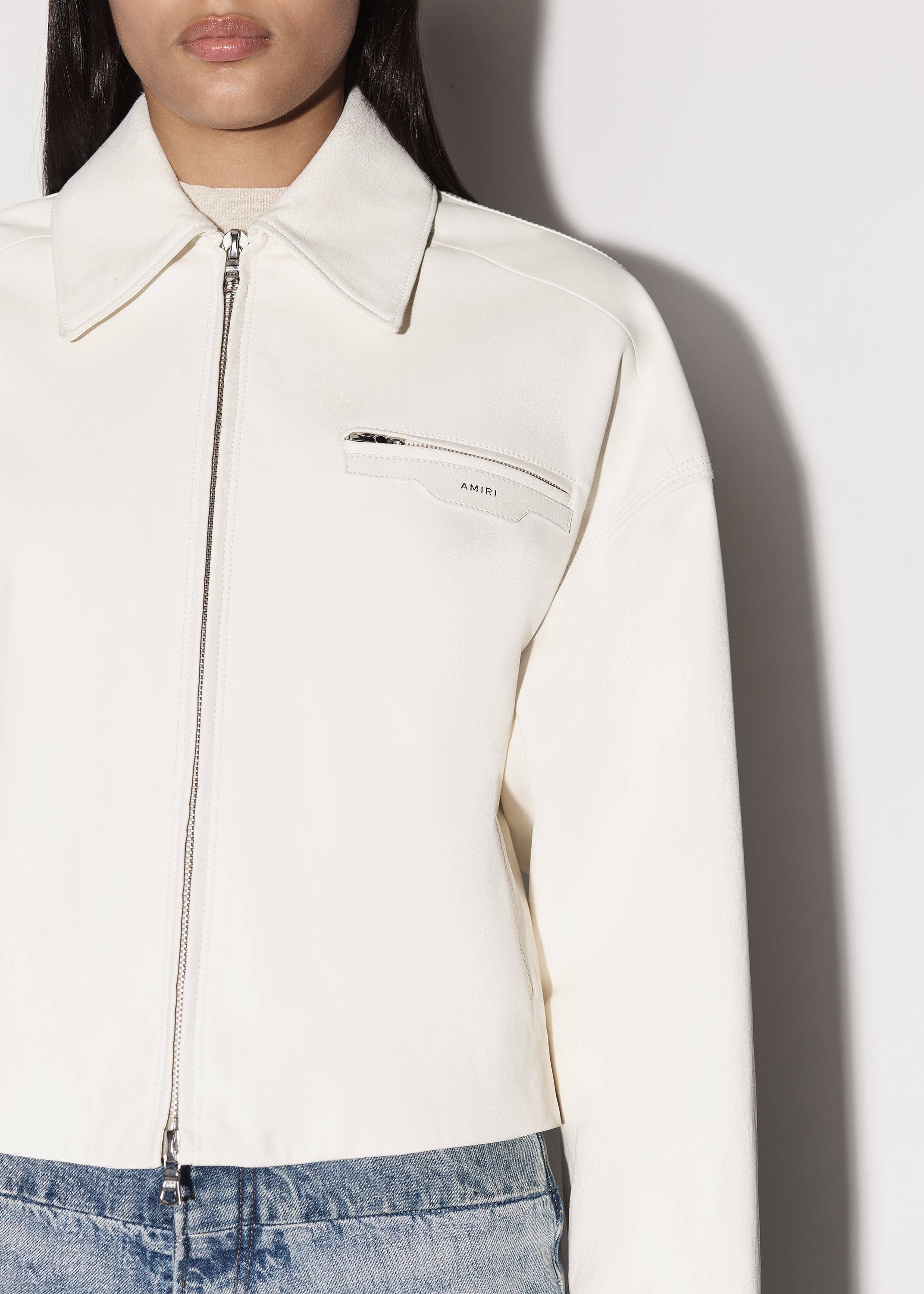 LEATHER WORKMAN ZIP JACKET - 7