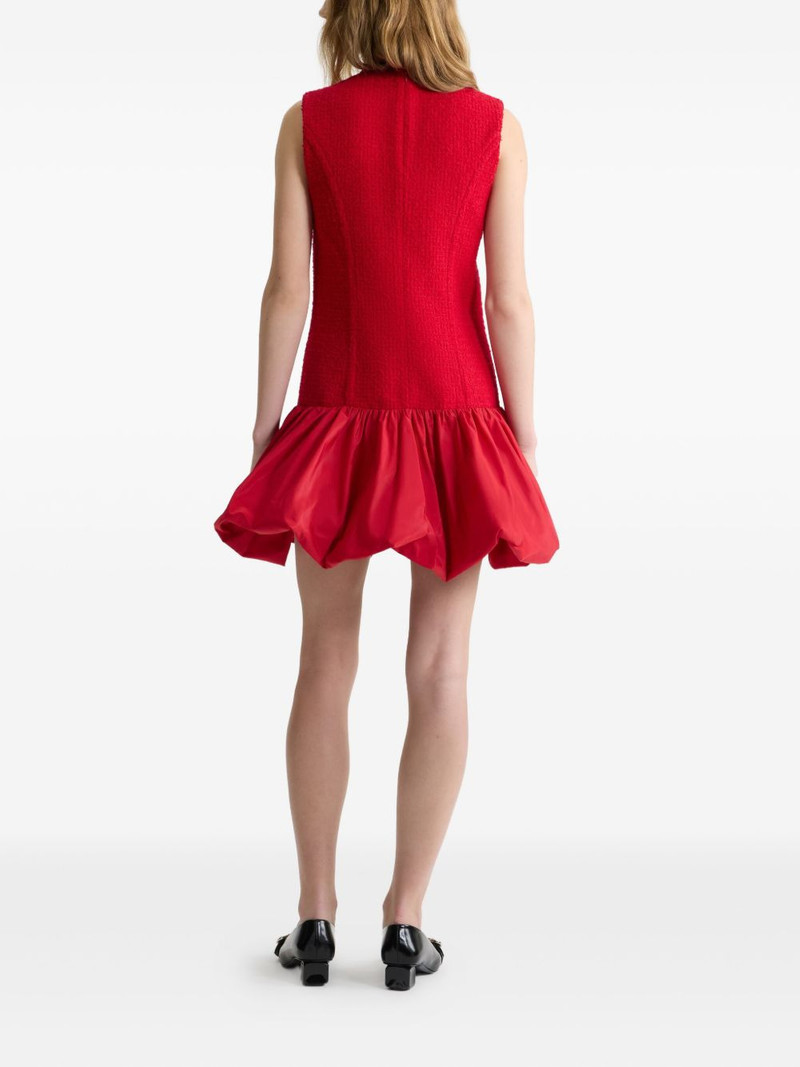 tweed bubble-hem dress 3