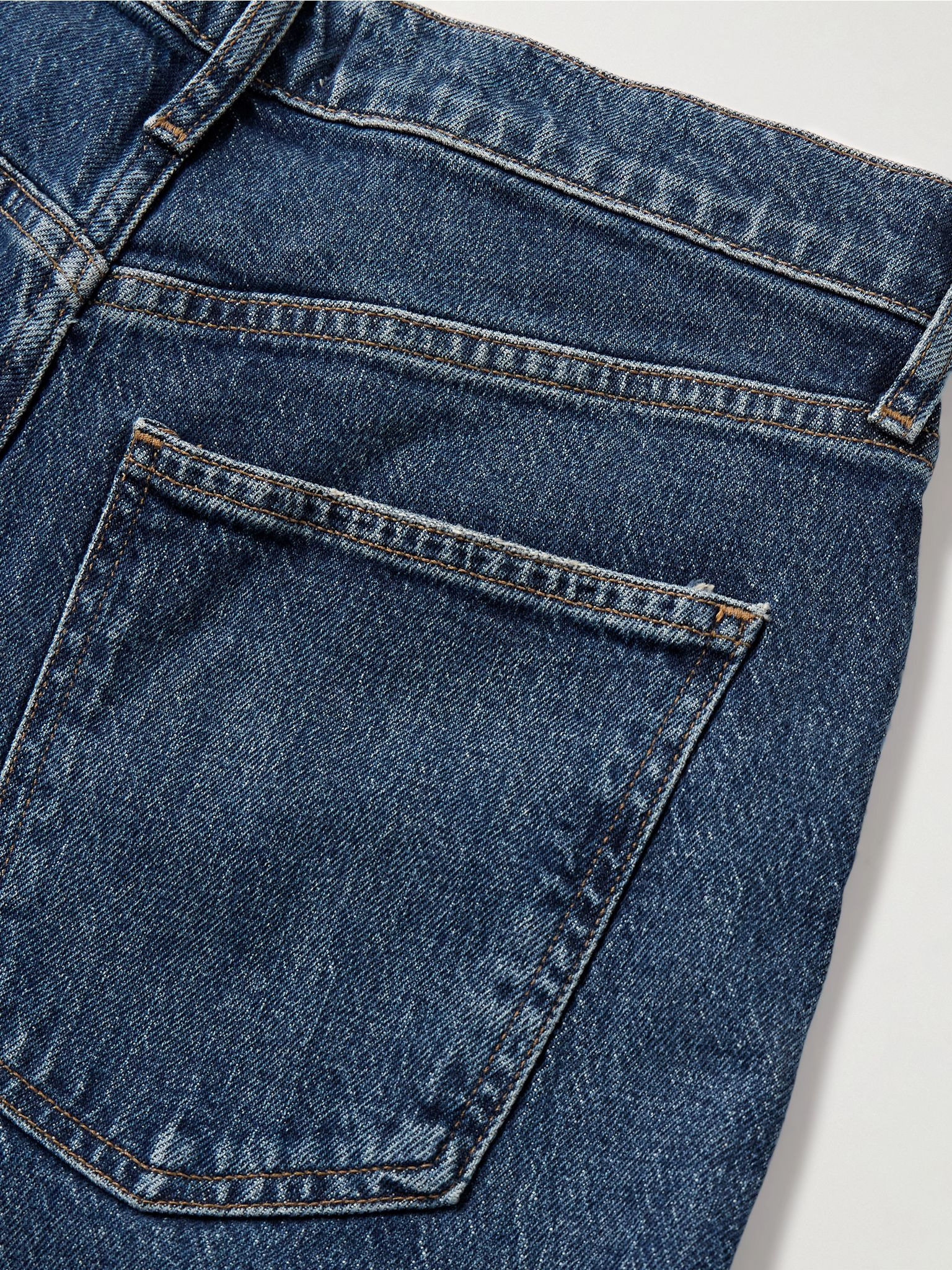 Harper mid-rise wide-leg jeans Dark denim - 4