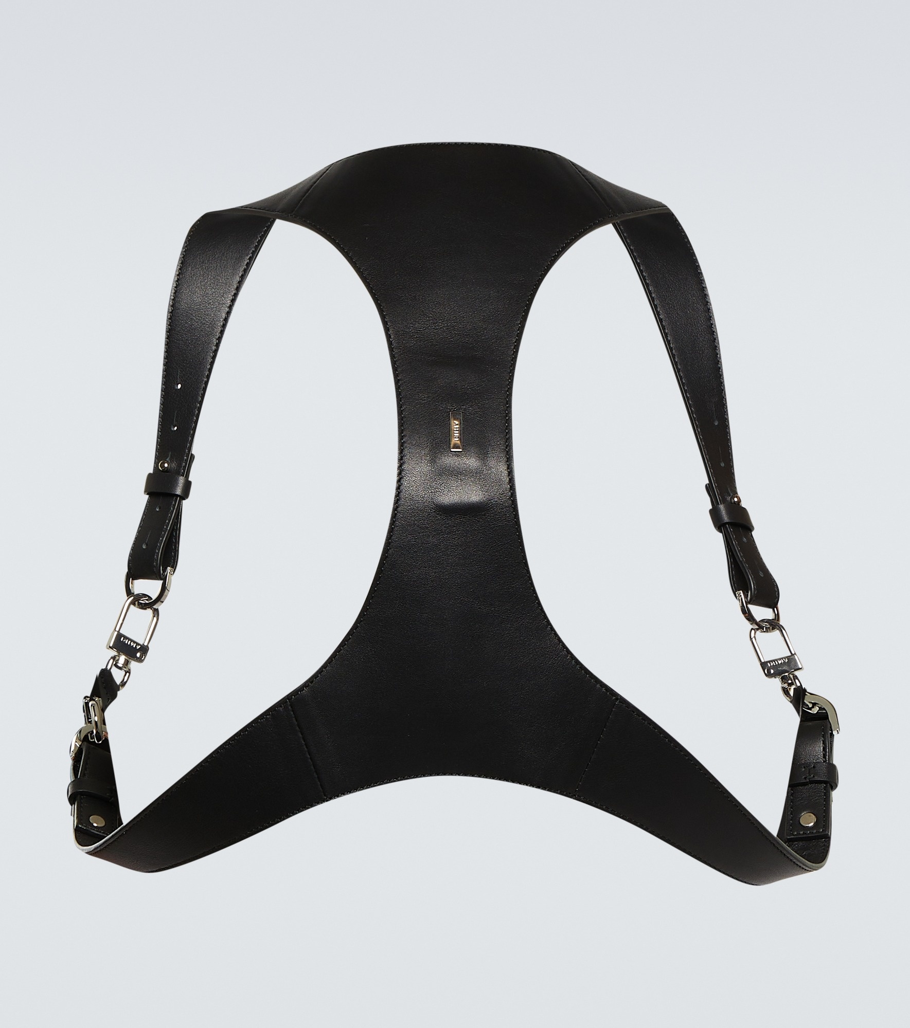 Amiri Leather Harness Bag in Black for Men