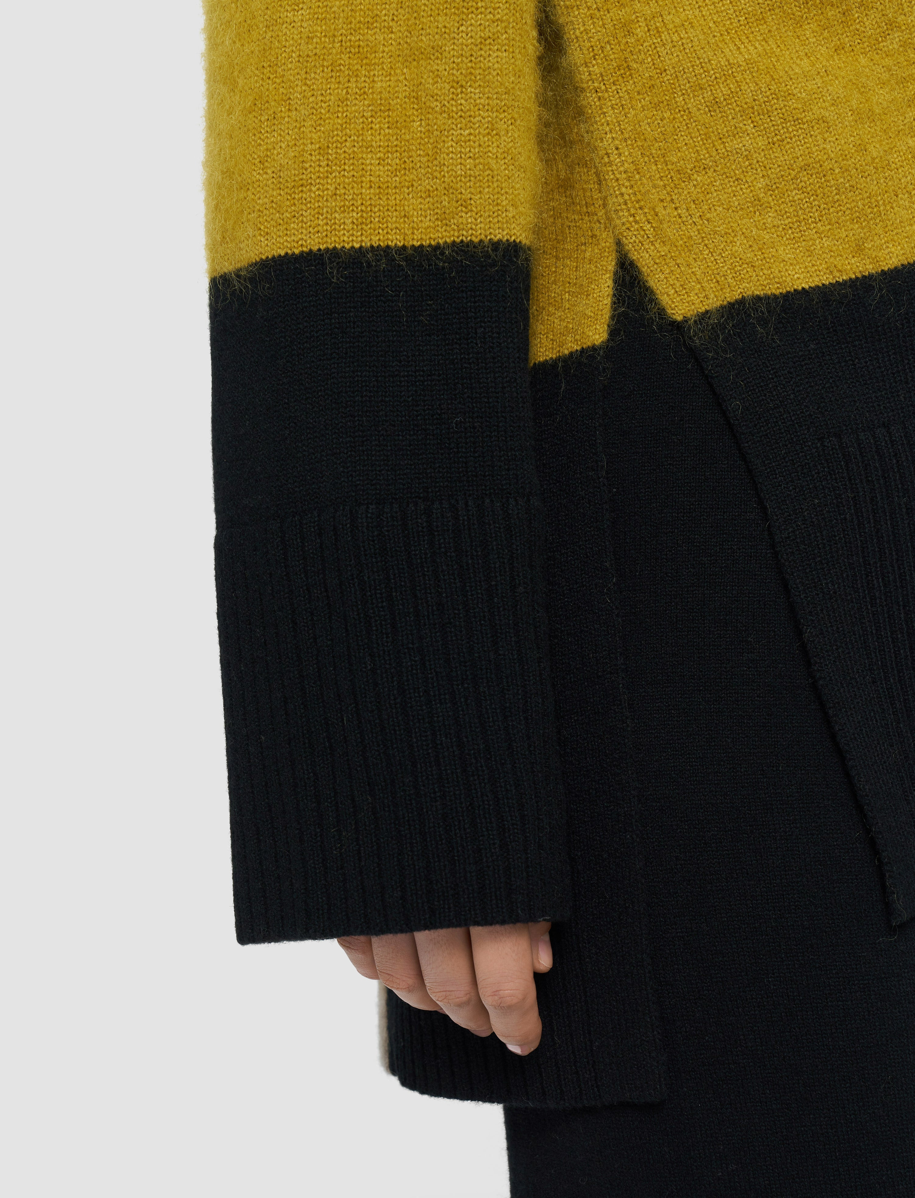 Overlay Wool Jumper - 5