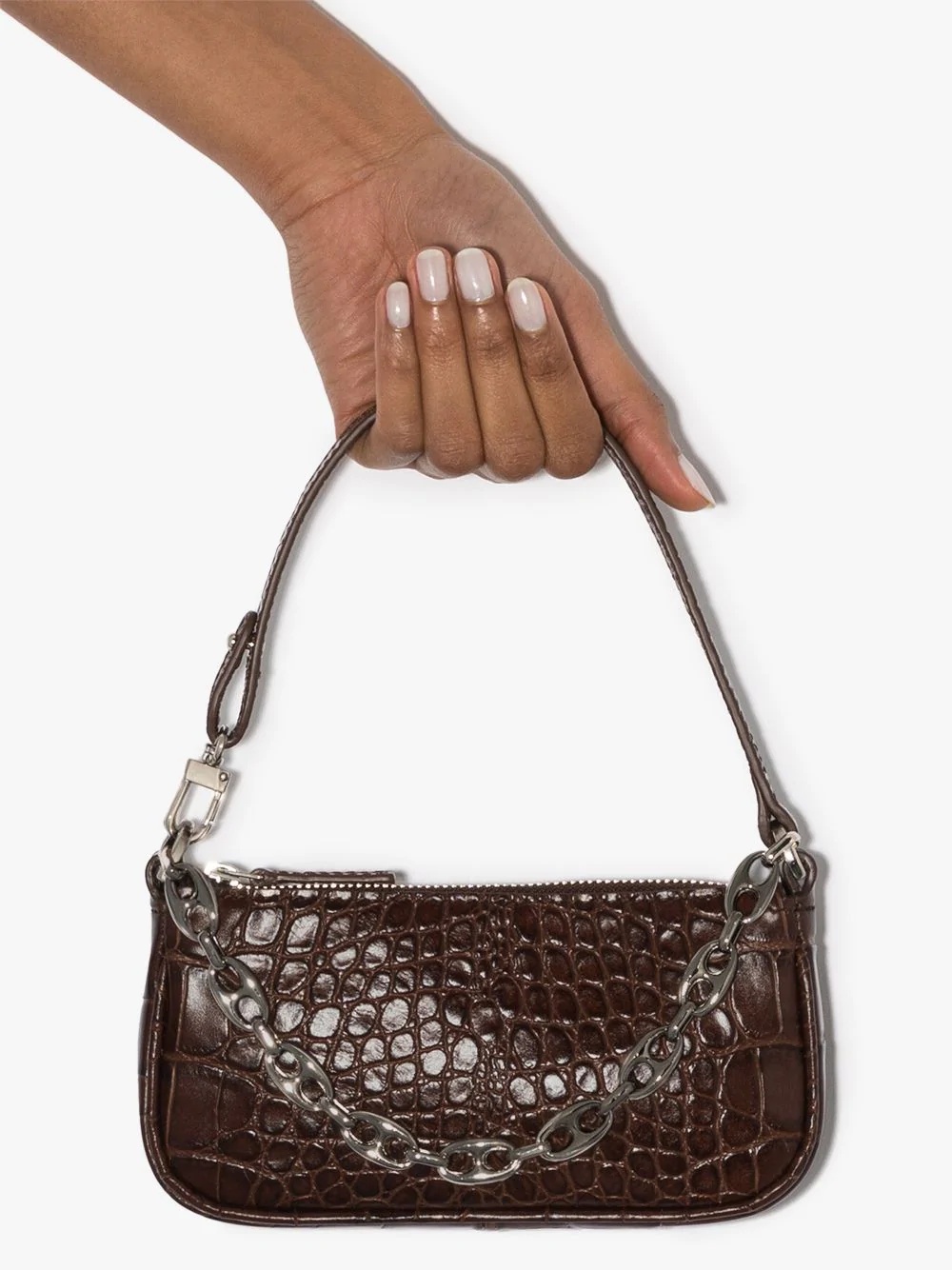 mini Rachel croc-effect bag - 3