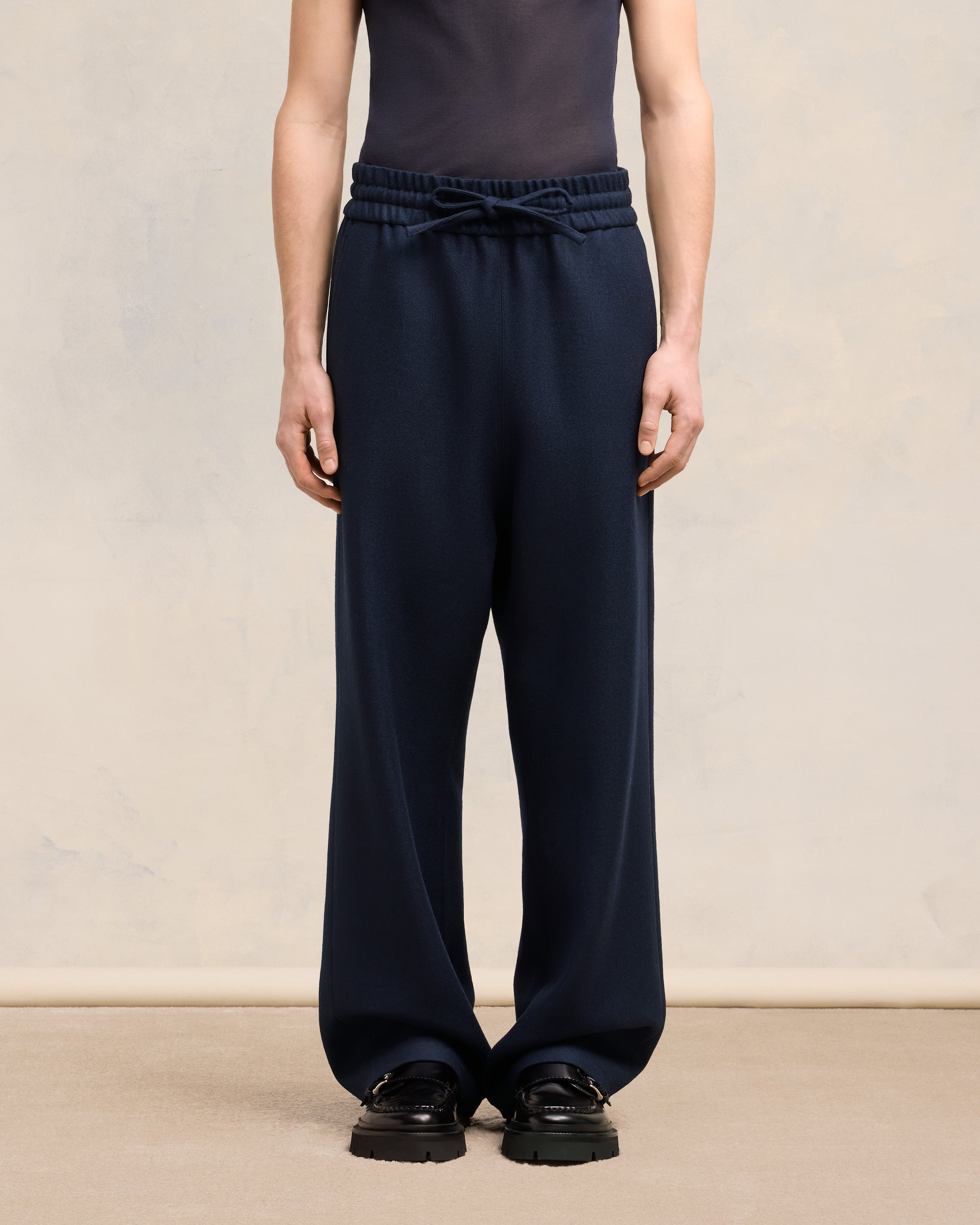 WIDE ELASTICATED WAIST TROUSERS - 3