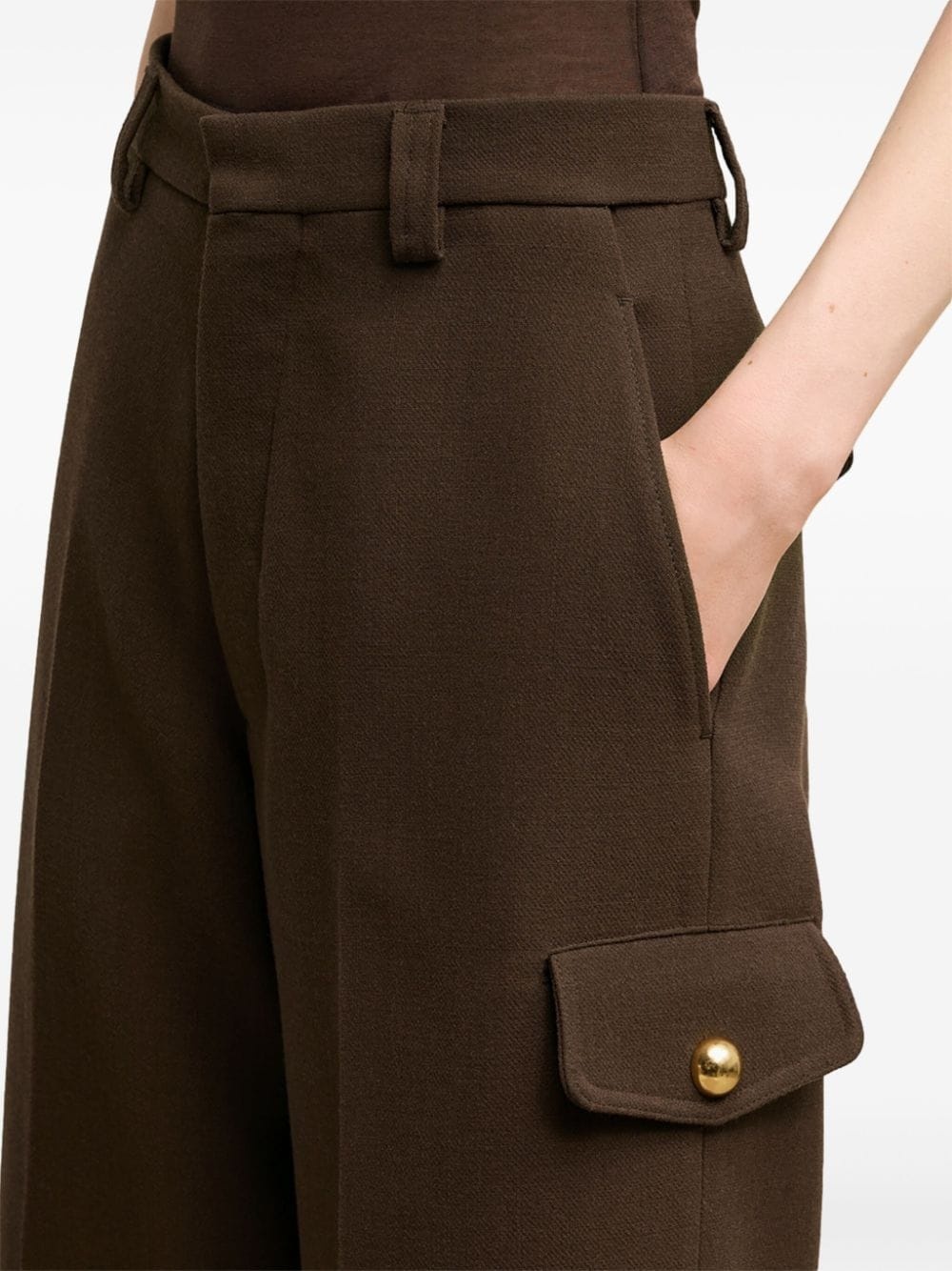 flap pocket bermuda shorts - 6