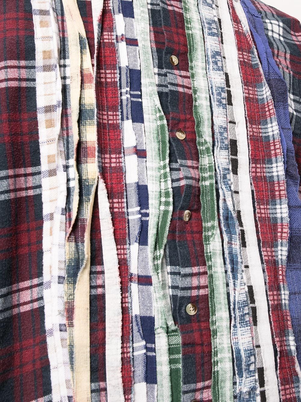 patterned button-up shirt - 5