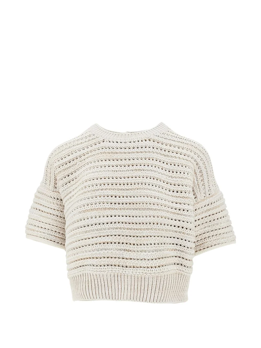 pointelle-knit top - 1