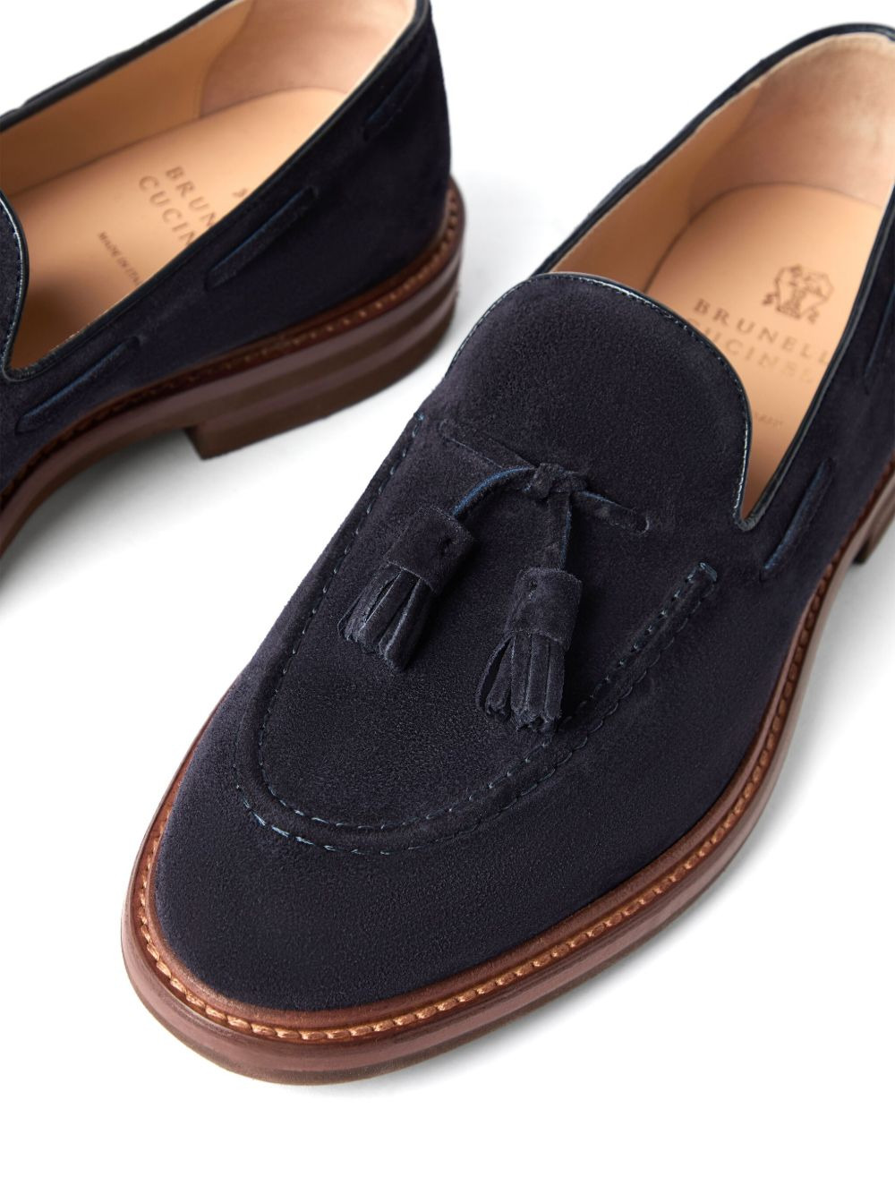 Brunello Cucinelli suede loafers - 5