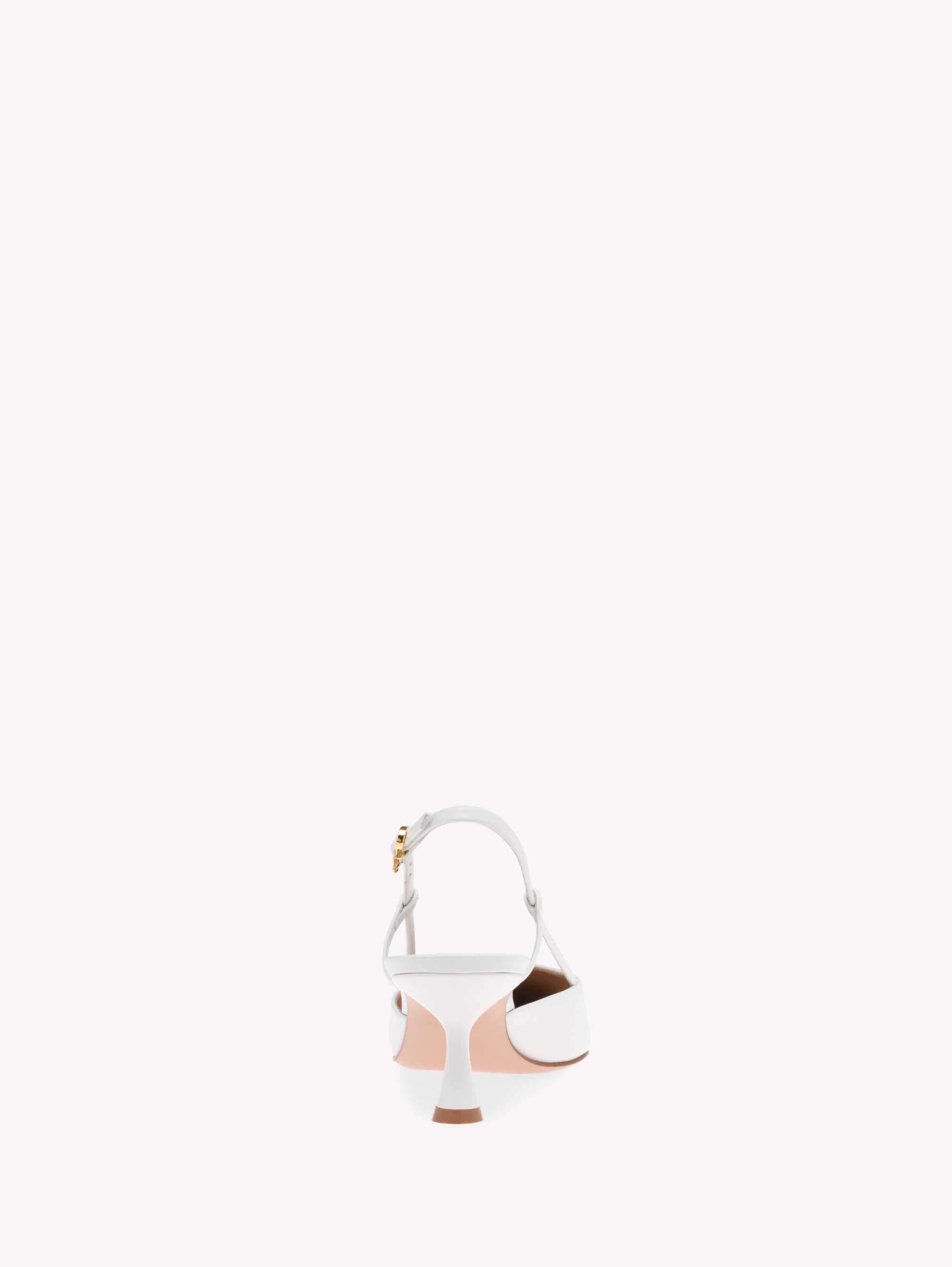 Gianvito Rossi Ascent 55 Pump in White Leather at Nordstrom - 4