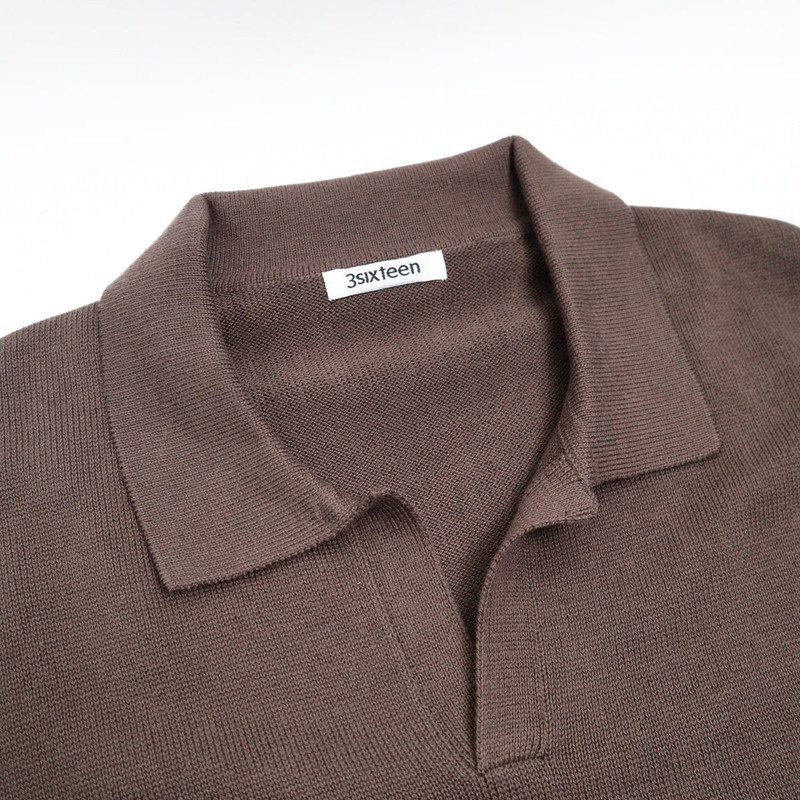 3sixteen Knit Polo Earth Pima Cotton outlook