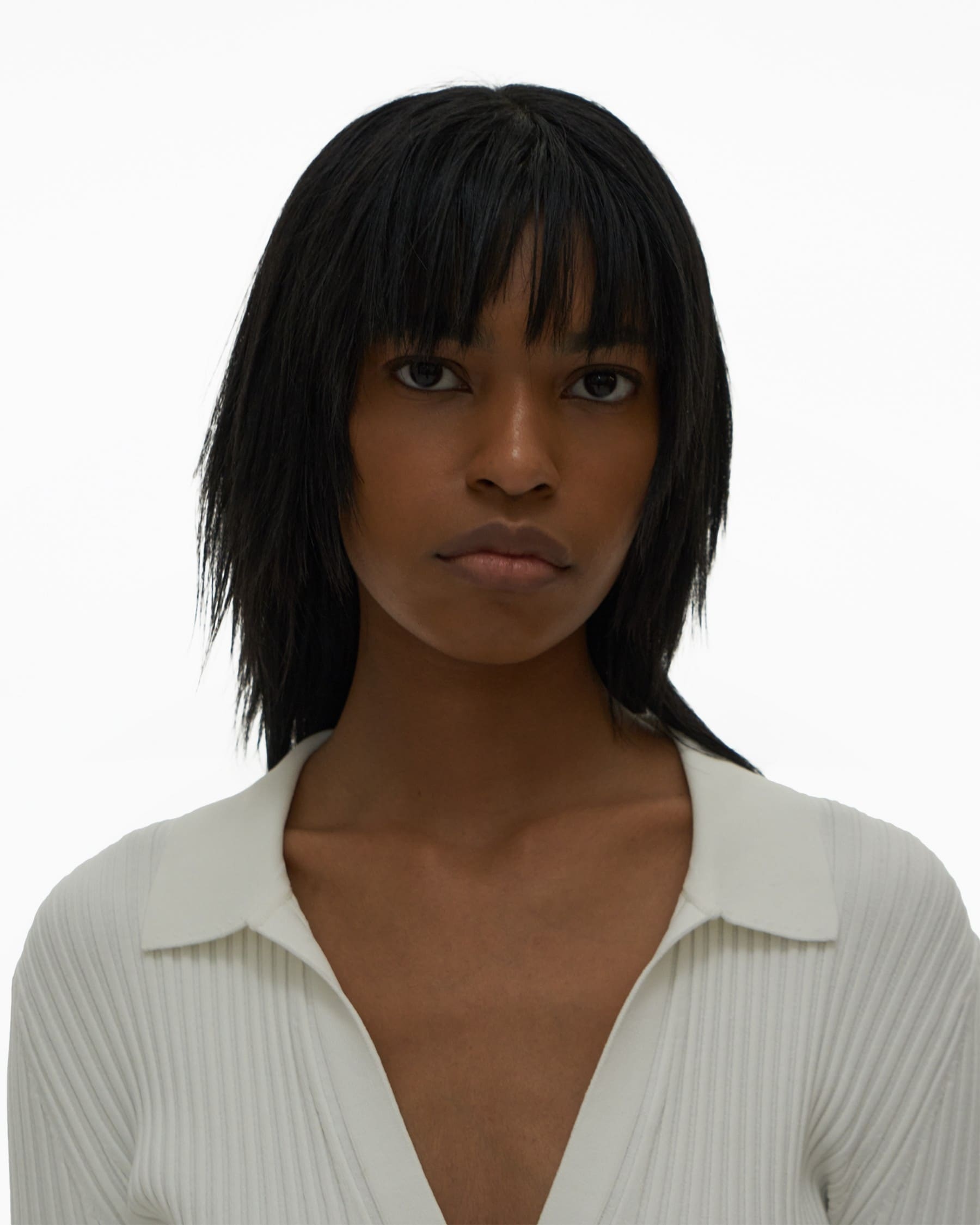 RIBBED POLO CARDIGAN - 7