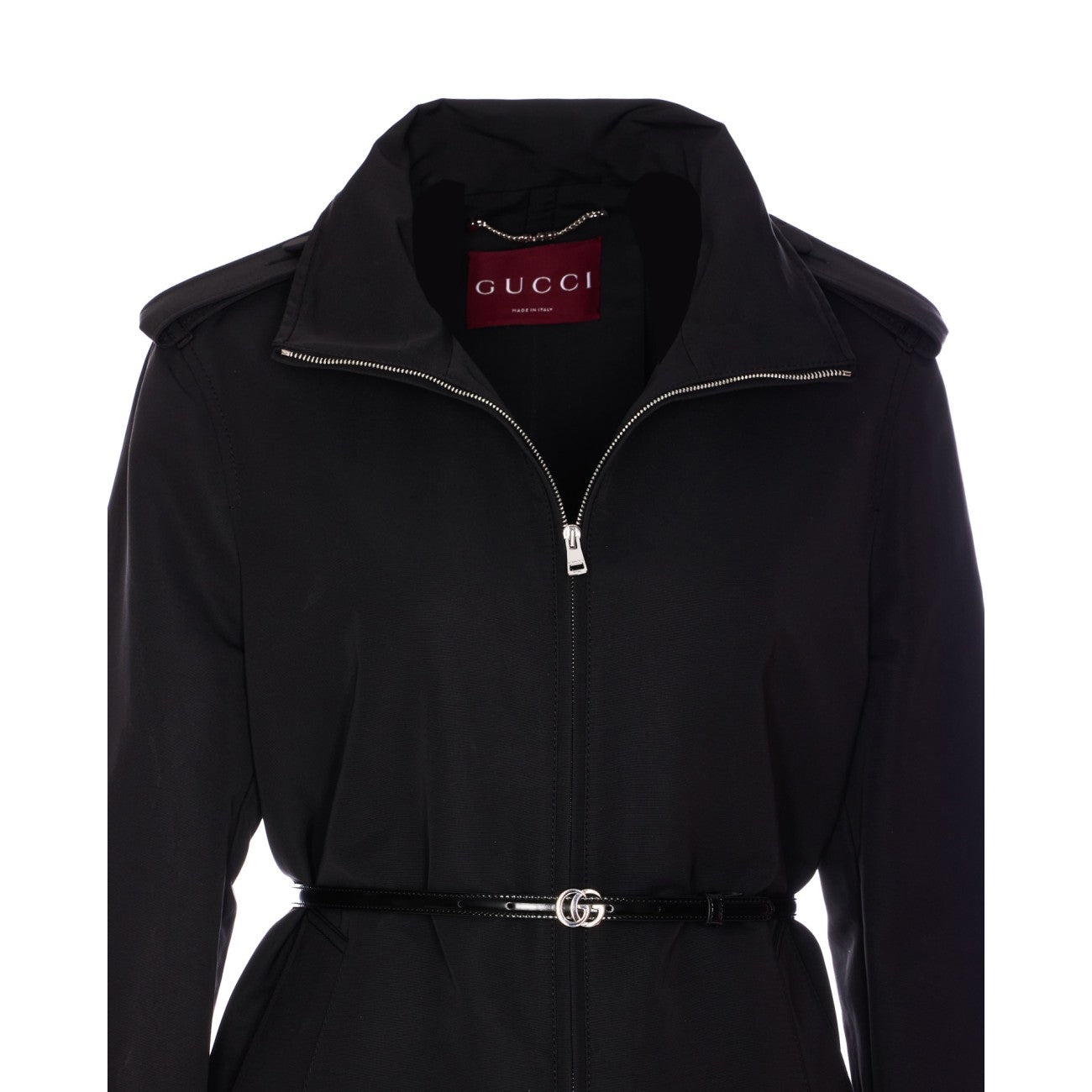 Gucci Women Nylon Faille Coat - 4