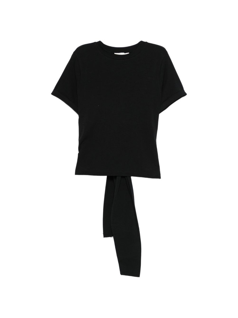 cut-out tie-back T-shirt 1