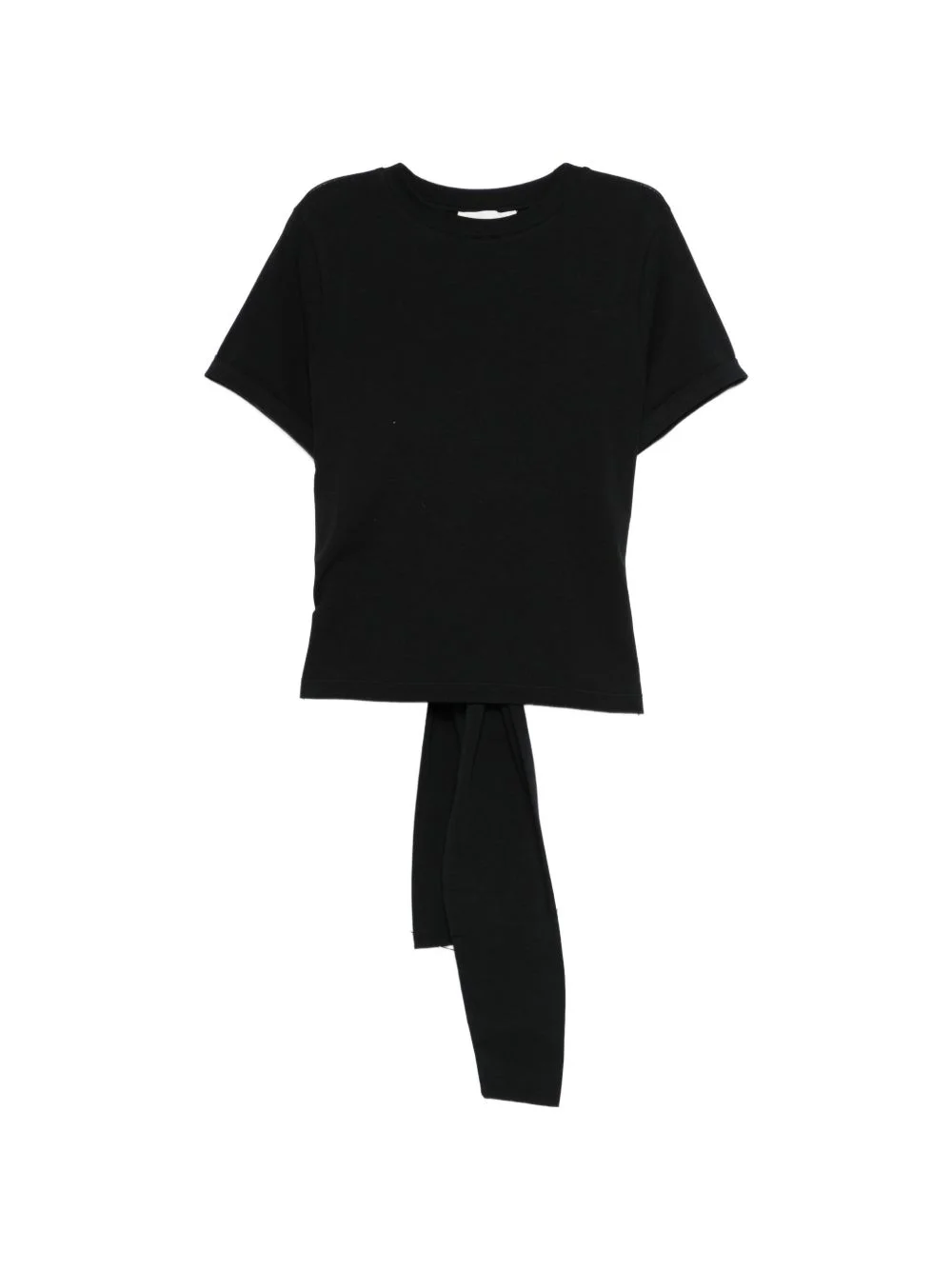 cut-out tie-back T-shirt - 1