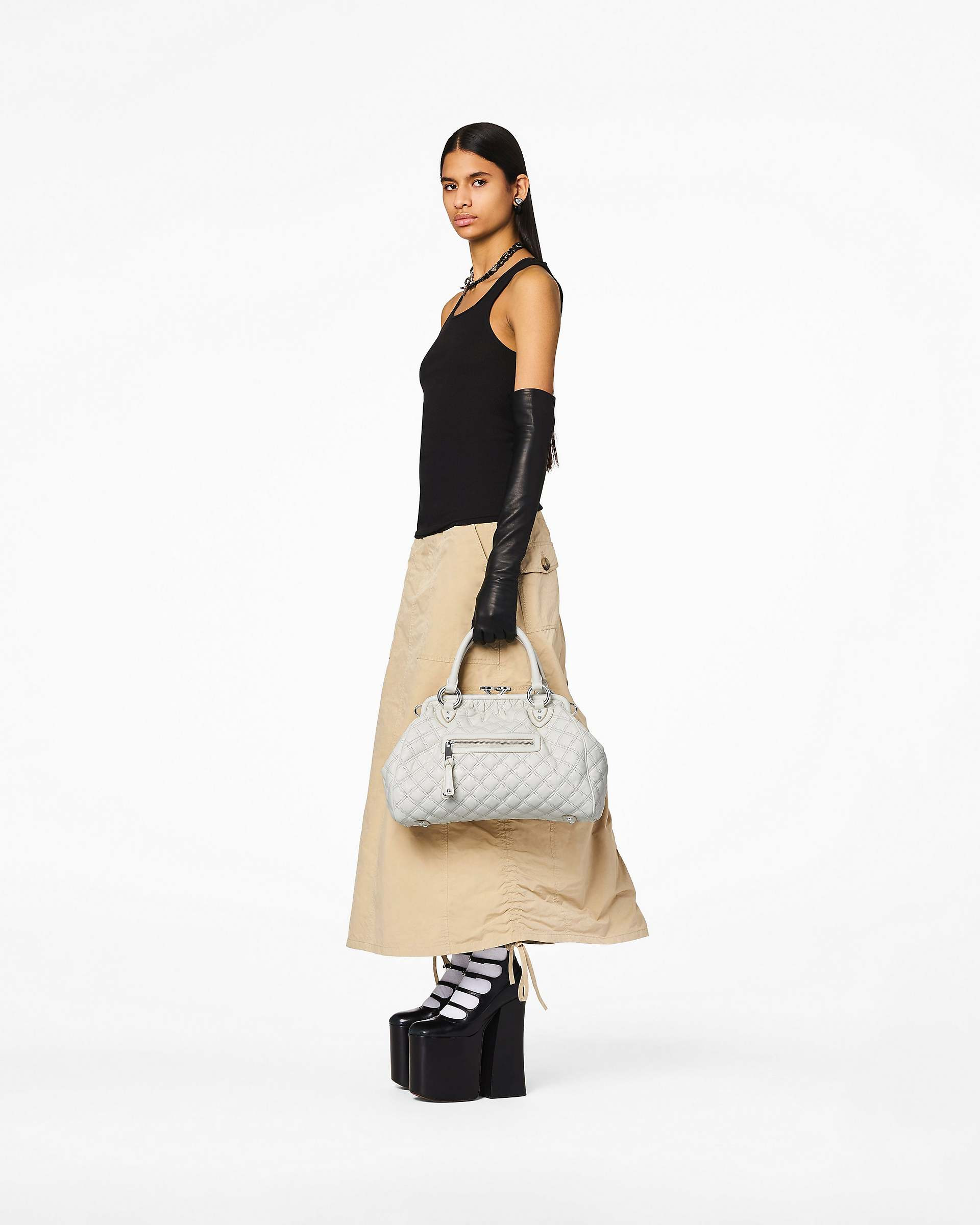 RE-EDITION QUILTED LEATHER STAM BAG - 6