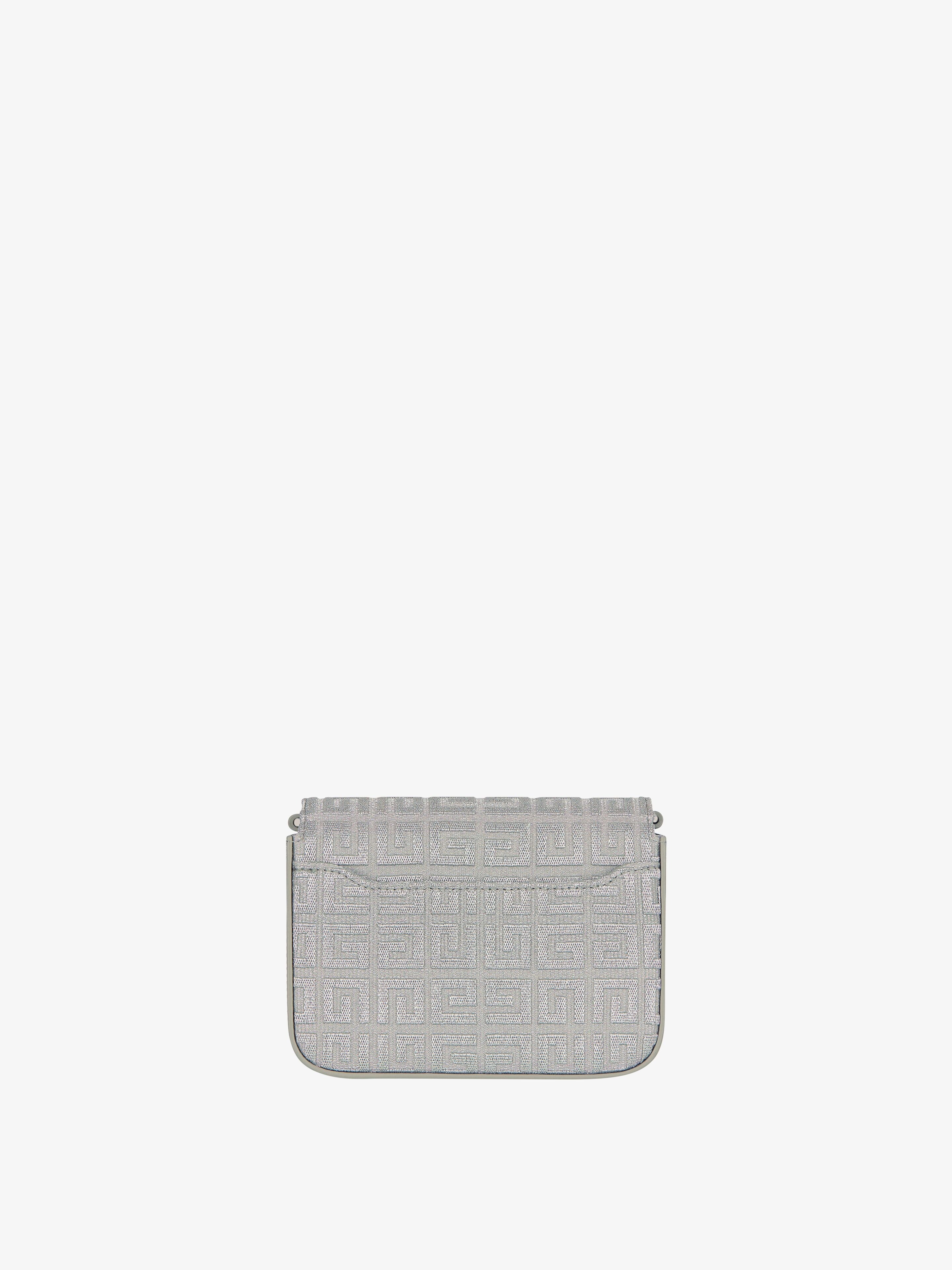 SMALL 4G BAG IN 4G EMBROIDERED CANVAS WITH CHAIN - 5