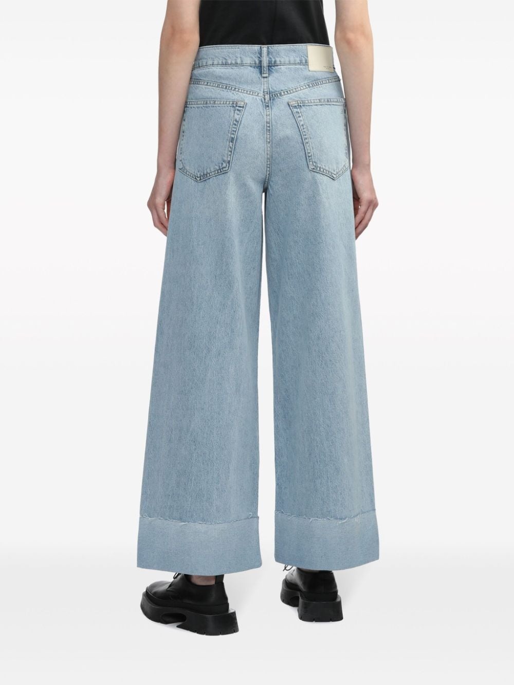 Sofie high-rise wide-leg jeans - 4