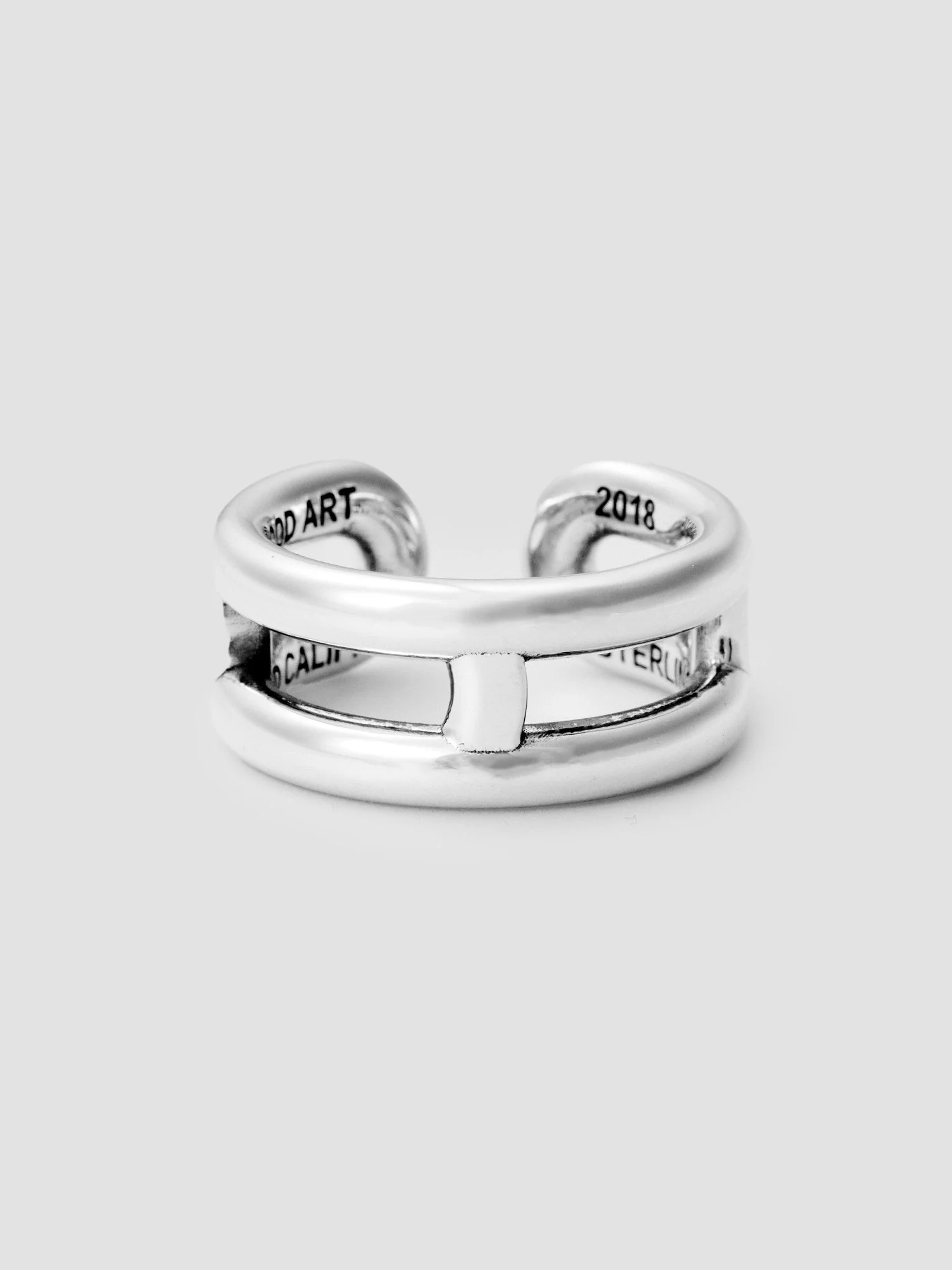 Cigar Band in Sterling Sliver - 1